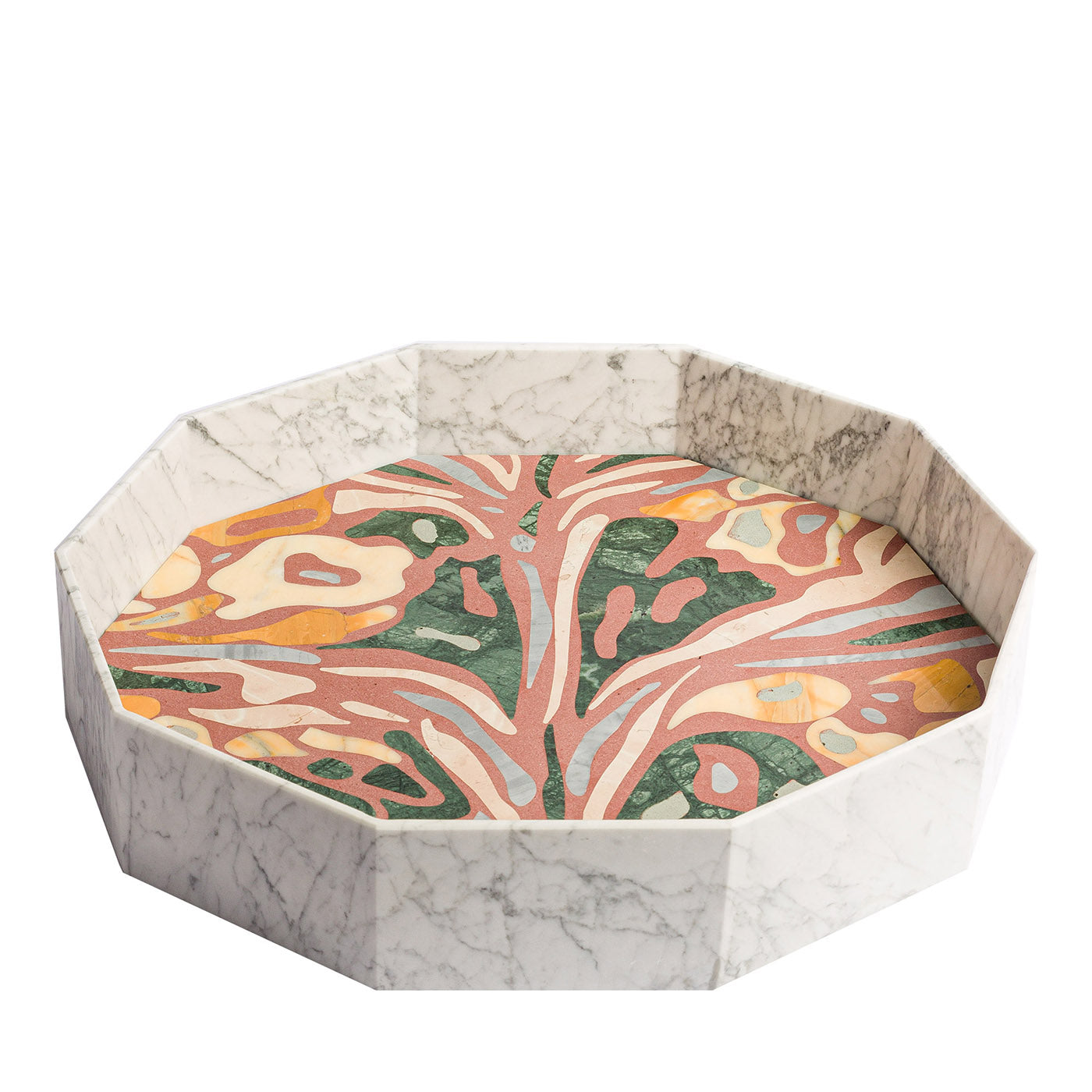 Vassoio decagonale in marmo marmorizzato di Zanellato&amp;Bortotto #2 - Vista principale
