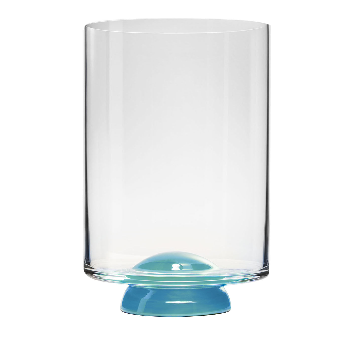 Vaso de agua azul y transparente Dot Light de Giovanni Patalano - Vista principal