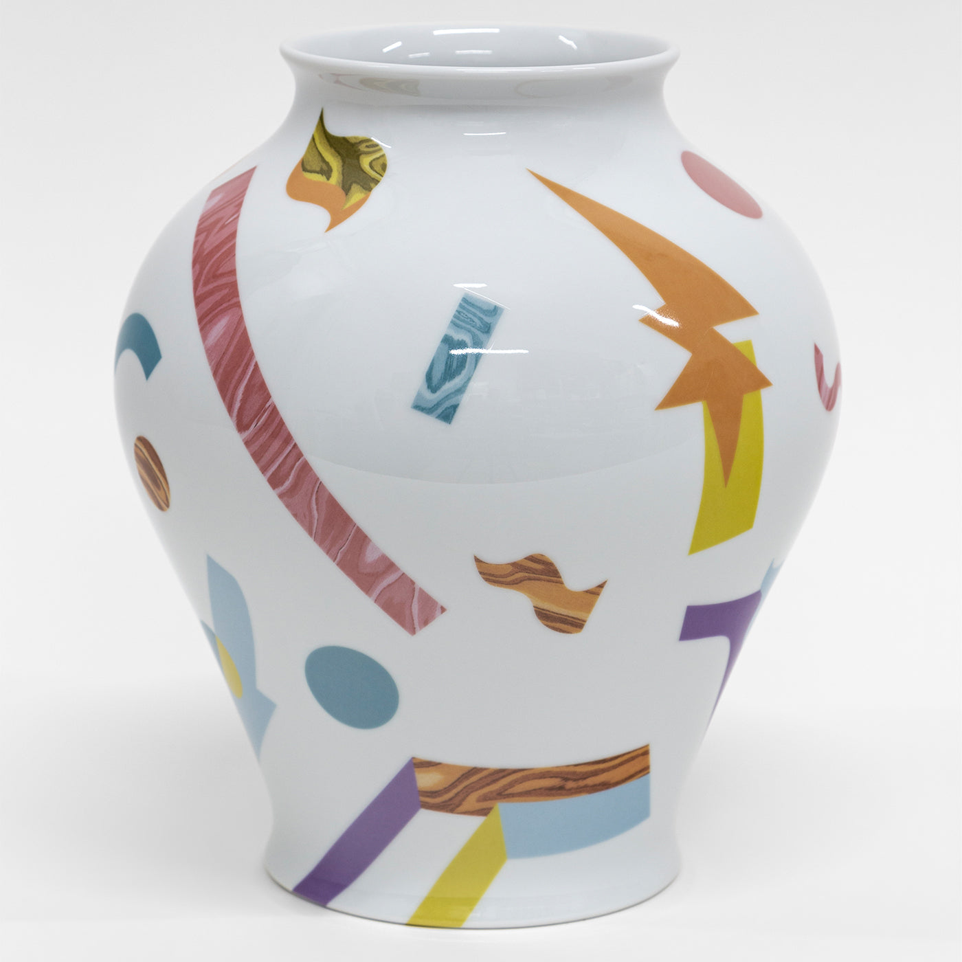 Alchimie Big Amphora Abstract Decor Porcelain Vase  - Alternative view 4