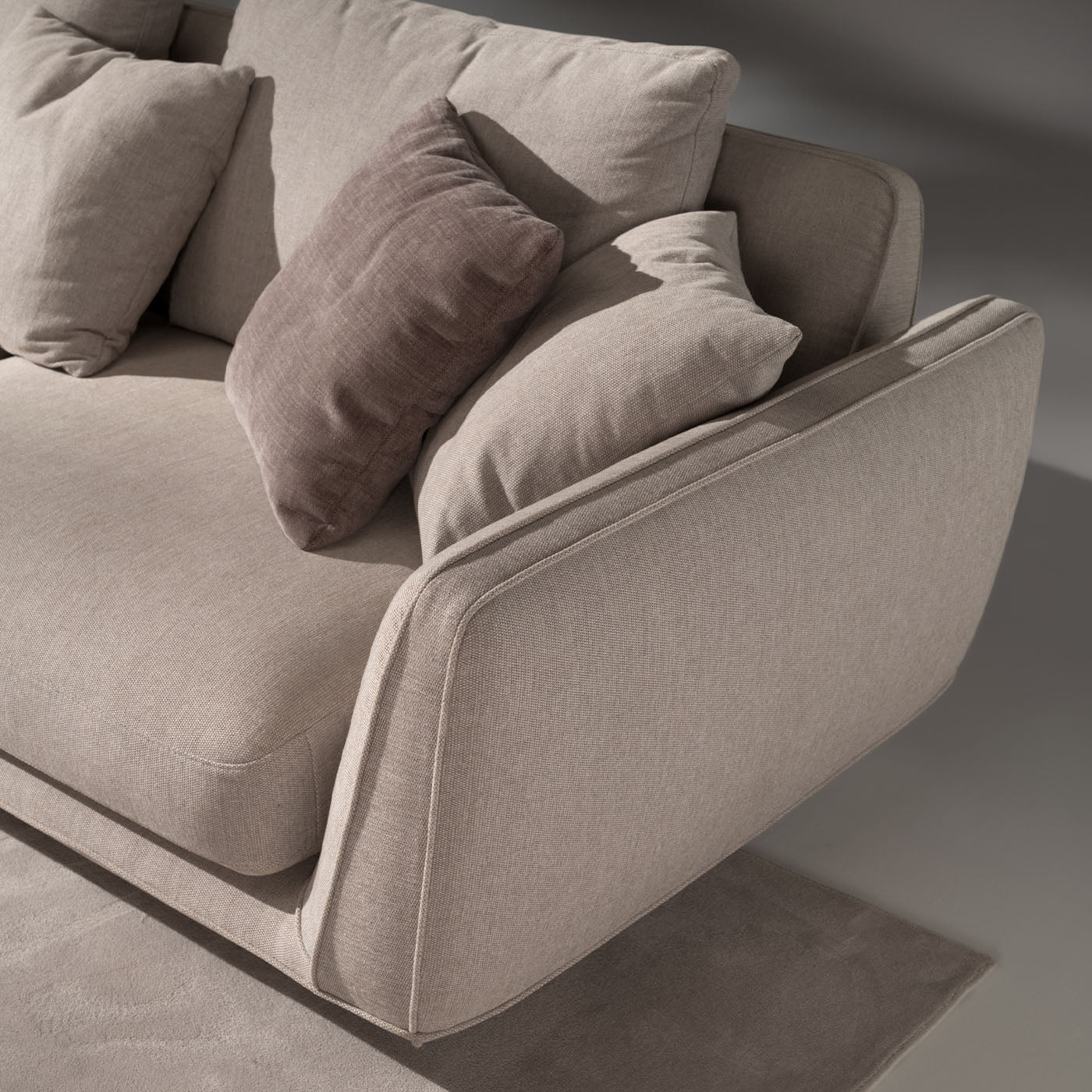 Dublino Gray Fabric Modular Sofa - Alternative view 5