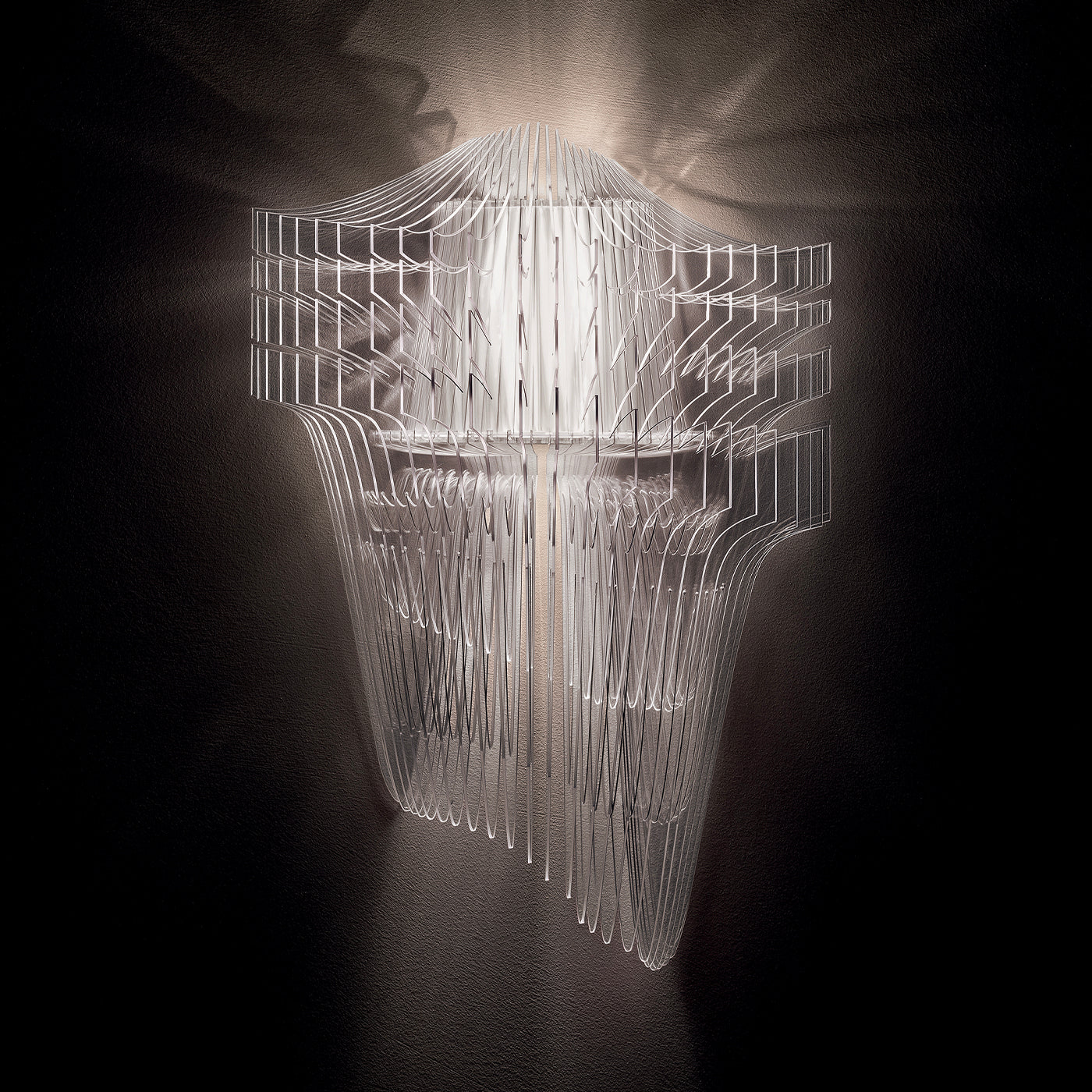 Lámpara de pared transparente Aria Applique de Zaha Hadid - Vista alternativa 1