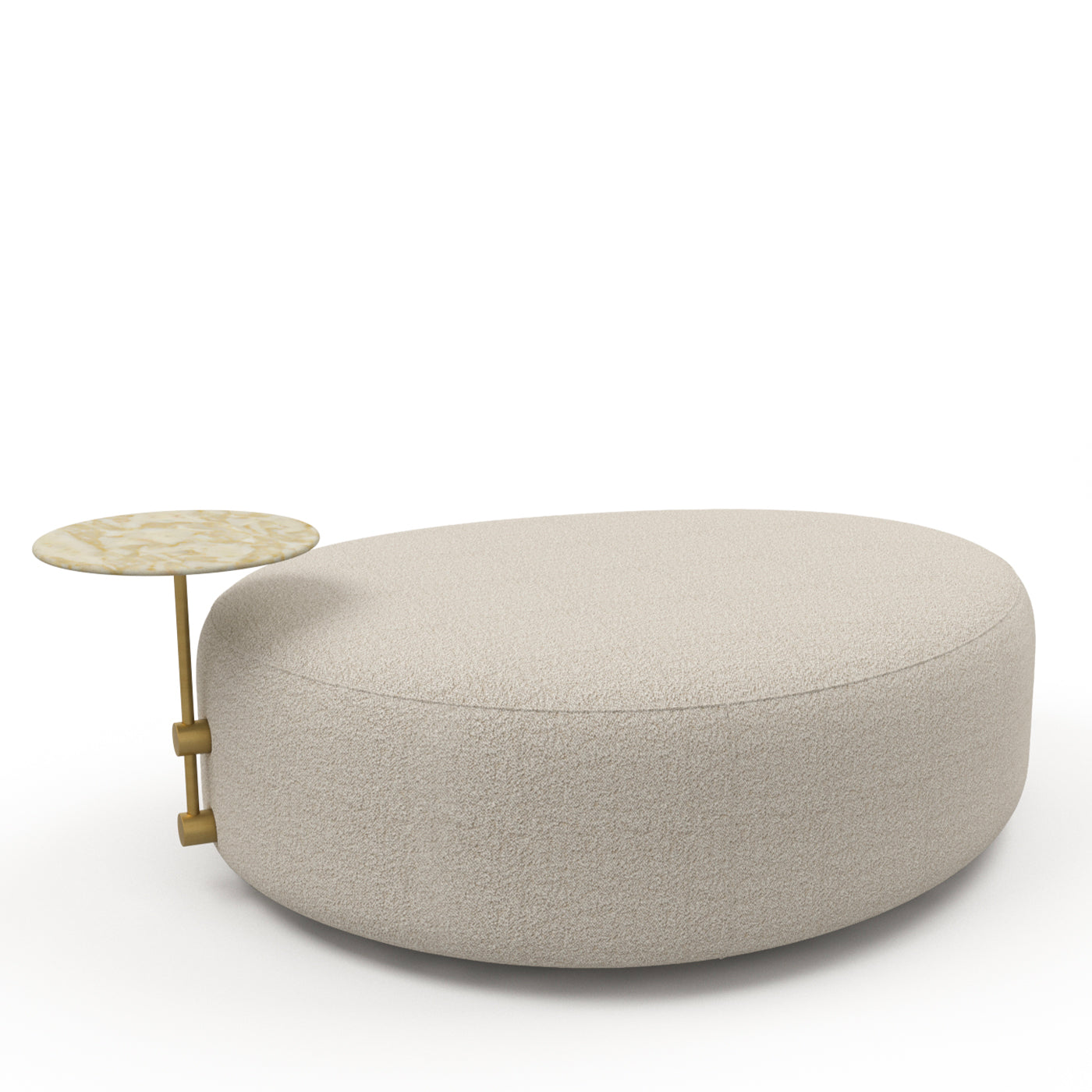 Mythos Ottoman with Marble Side Table - Alternative view 1
