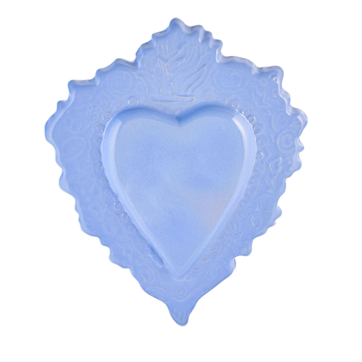 Dévotion Petite poterie décorative bleu lavande - Vue principale
