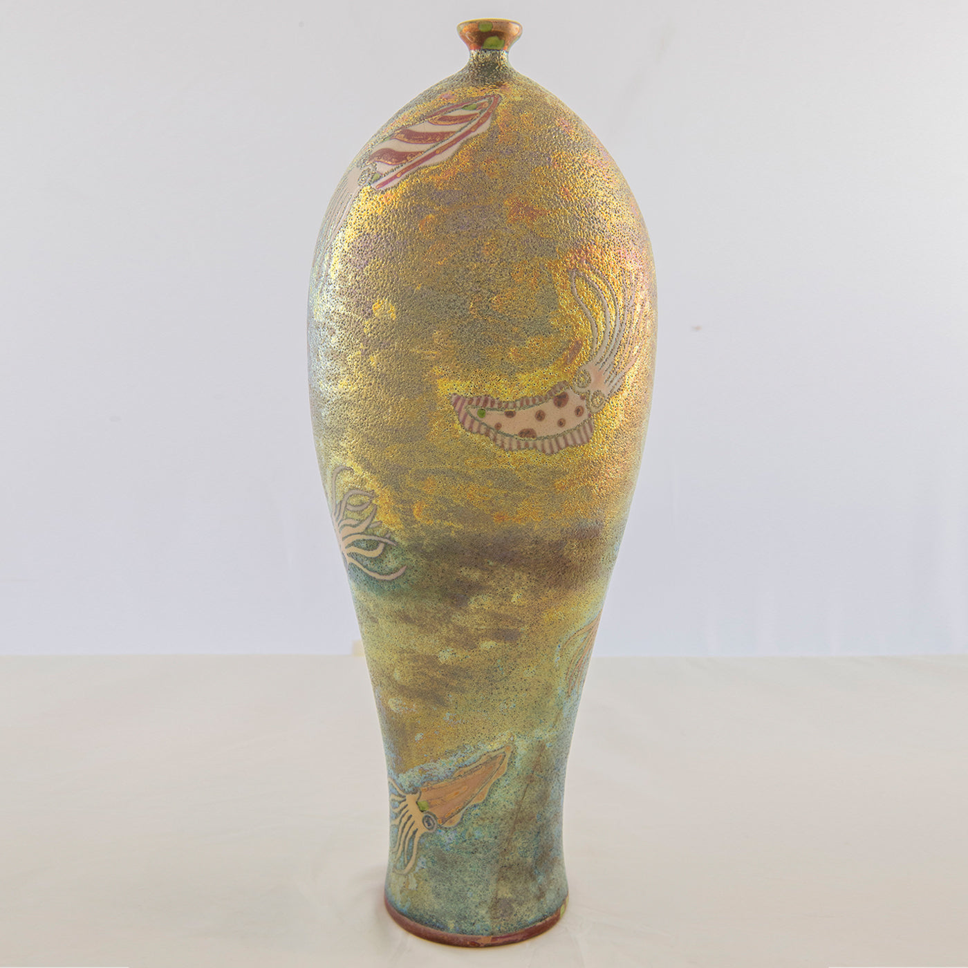 Granello di Universo Marino Iridescent Polychrome Lustre Vase - Alternative view 2