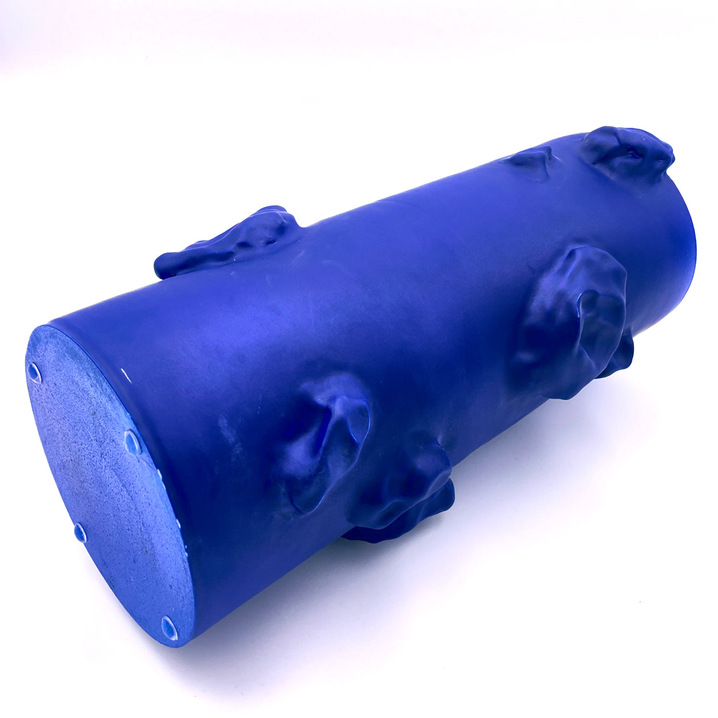 Gum Matte Deep Blue Cylinder Vase - Alternative view 3