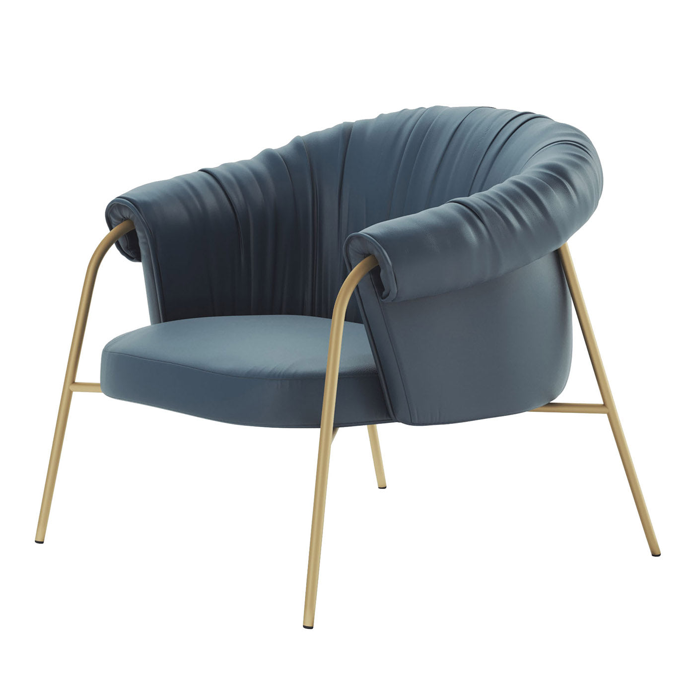 Scala Blue And Bronze Armchair - Main view