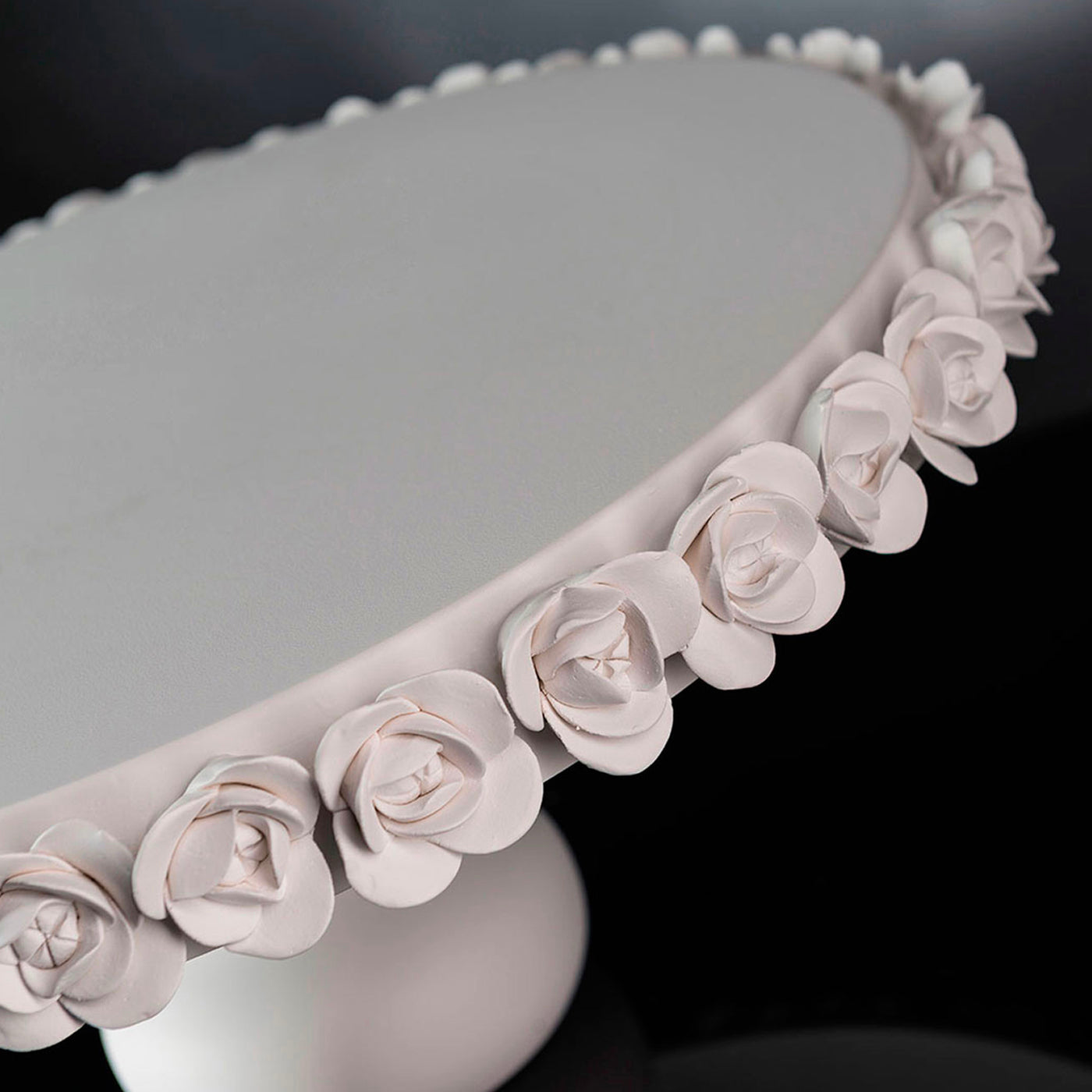 Soporte para tartas blanco con flores Coco Camelie - Vista alternativa 3