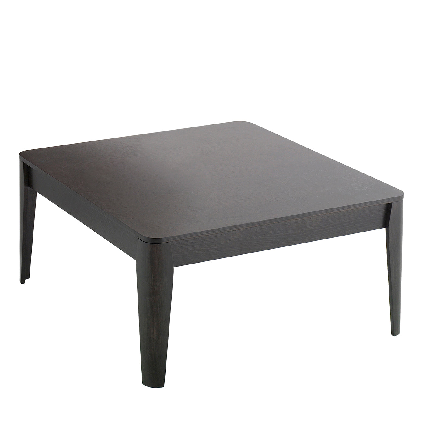 Compensato Dark-Durmast-Finished Coffee Table by Angelo Mangiarotti - Main view