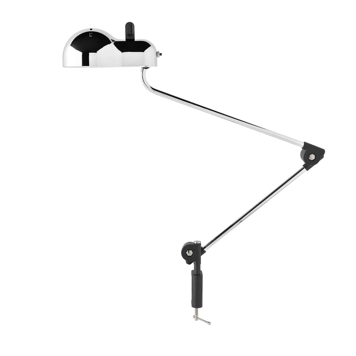 Topo Chrome Table Lamp With Screw Clamp - Vue principale