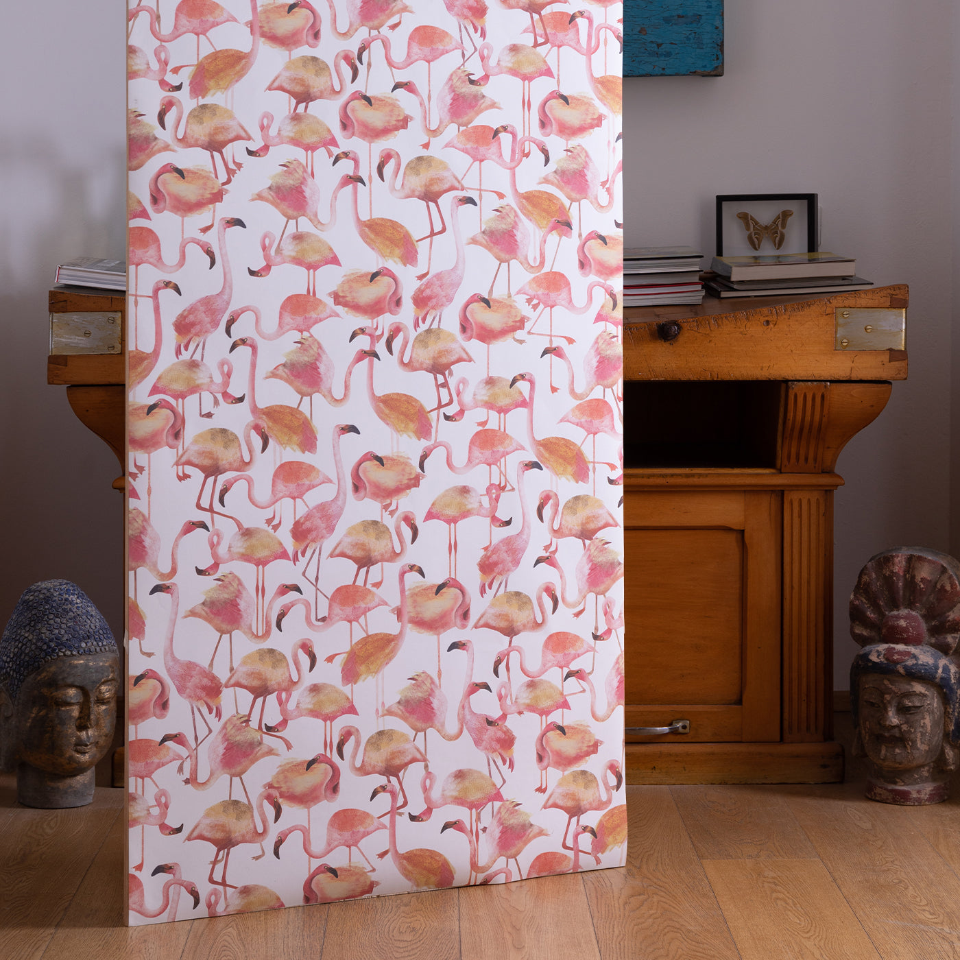 Flamingo Pink Wallpaper by Nicole Valenti - Alternative view 1