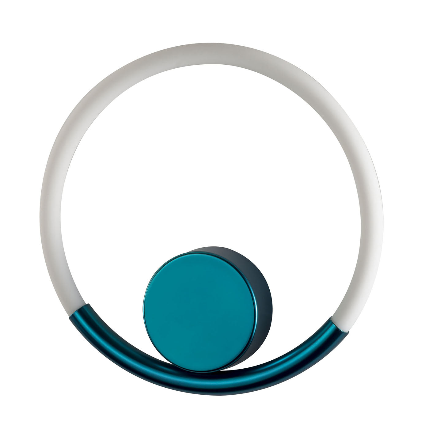 Loop Blue Matte Metal Wall Lamp - Main view