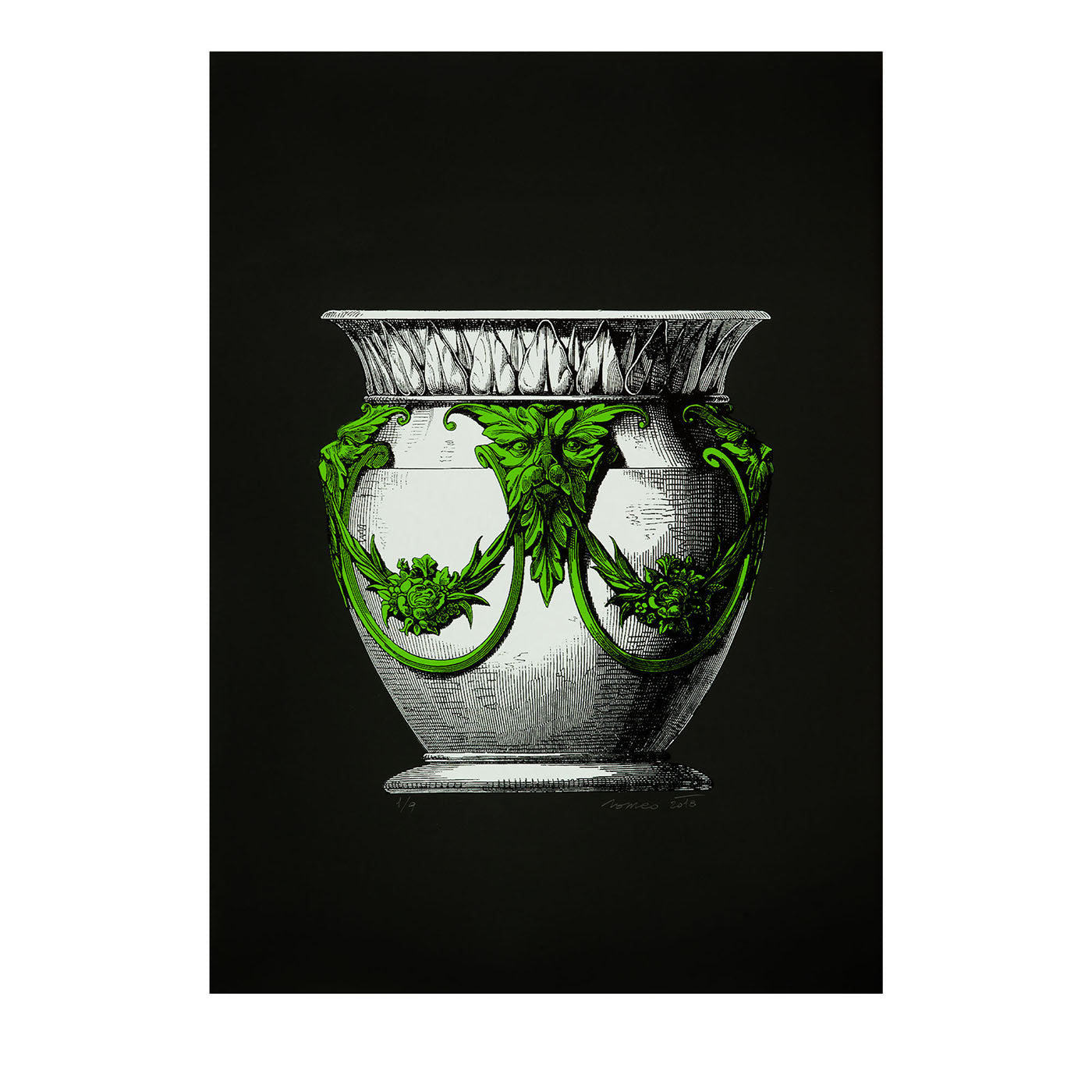 Vaso Verde Print - Vue principale