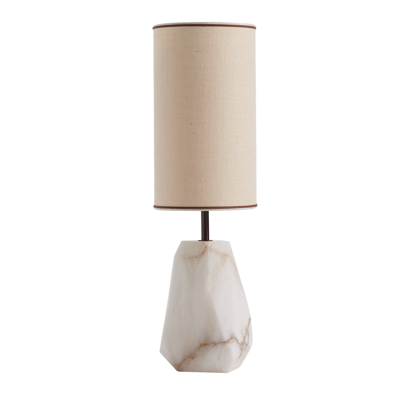 "Monolite" Table Lamp in Bronze and Alabaster - Main view