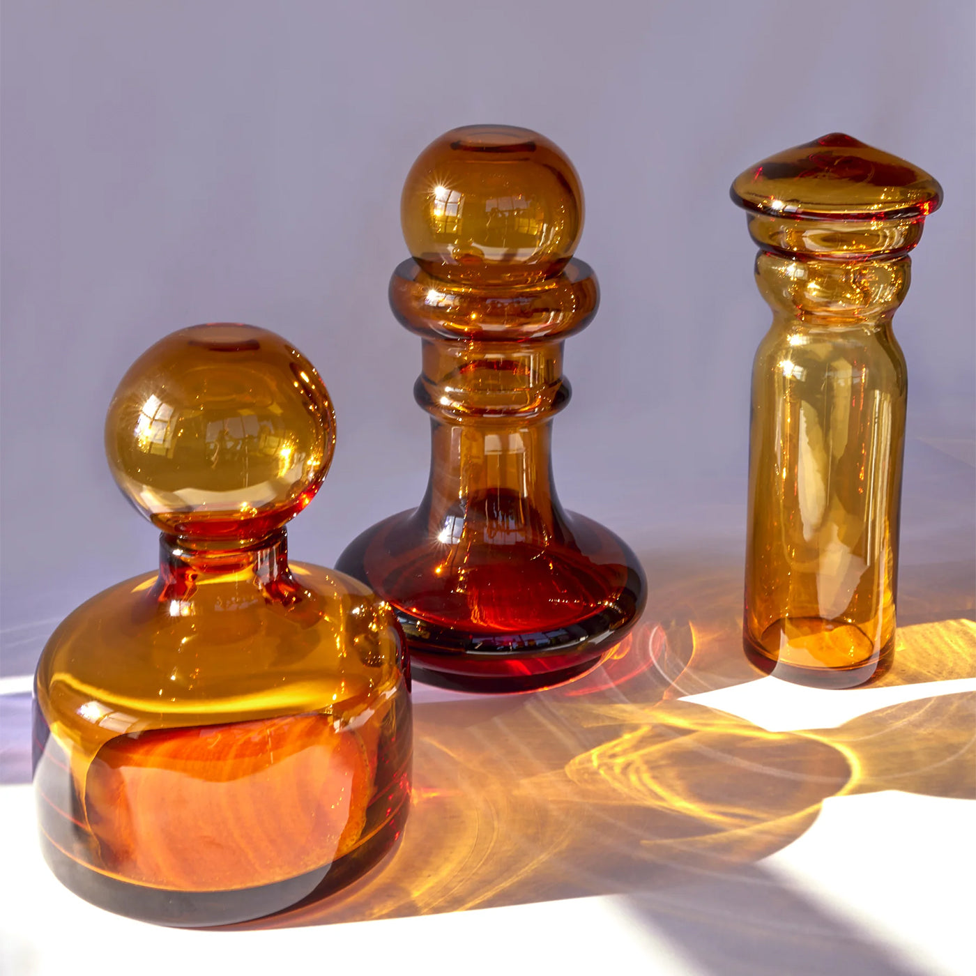 Cefalù Kristall Orange Vase - Alternative Ansicht 3