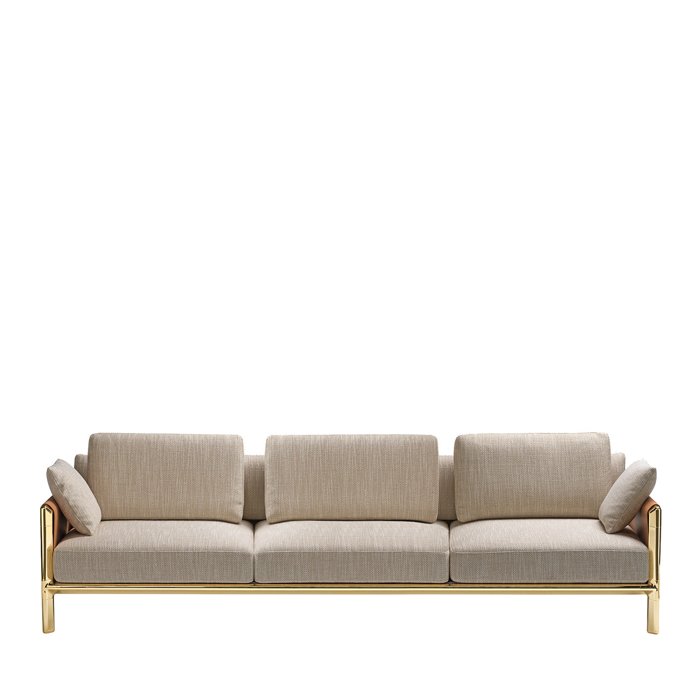 Rahmen gold/grau sofa by Stefano Giovannoni - Hauptansicht