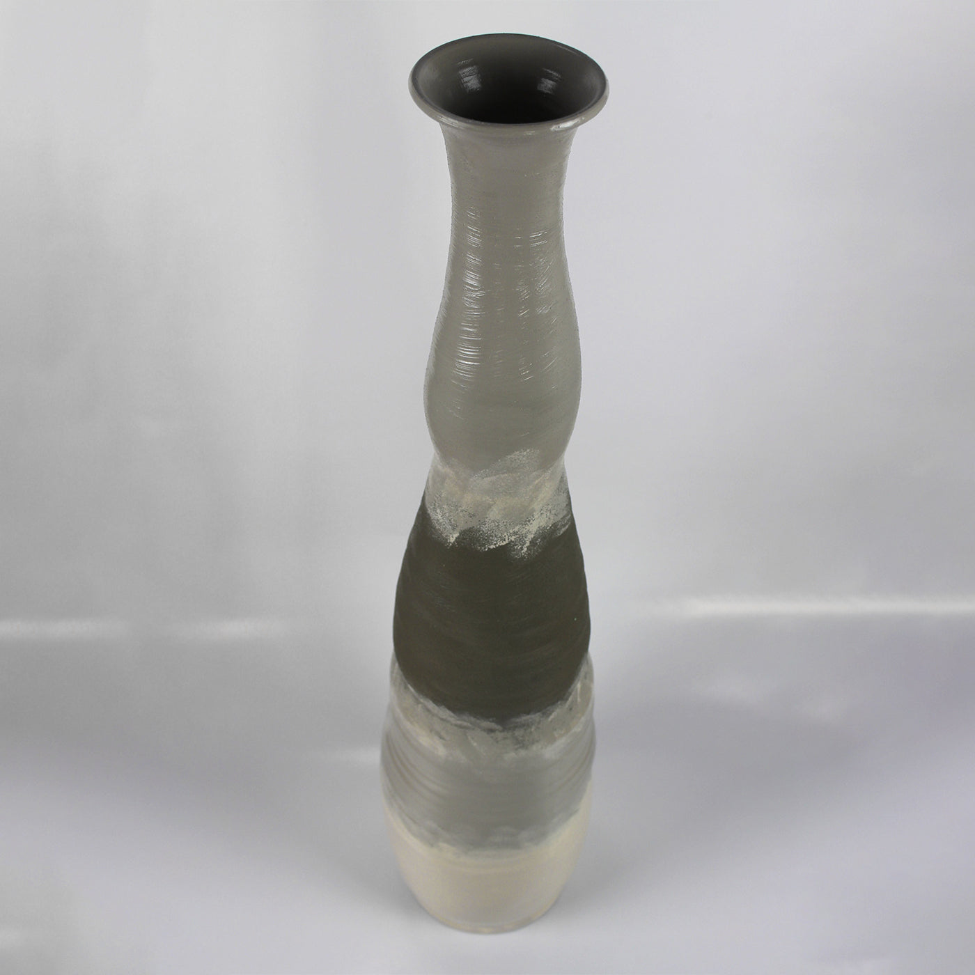 Vaso alto bicolore grigio 18 di Mascia Meccani - Vista alternativa 1