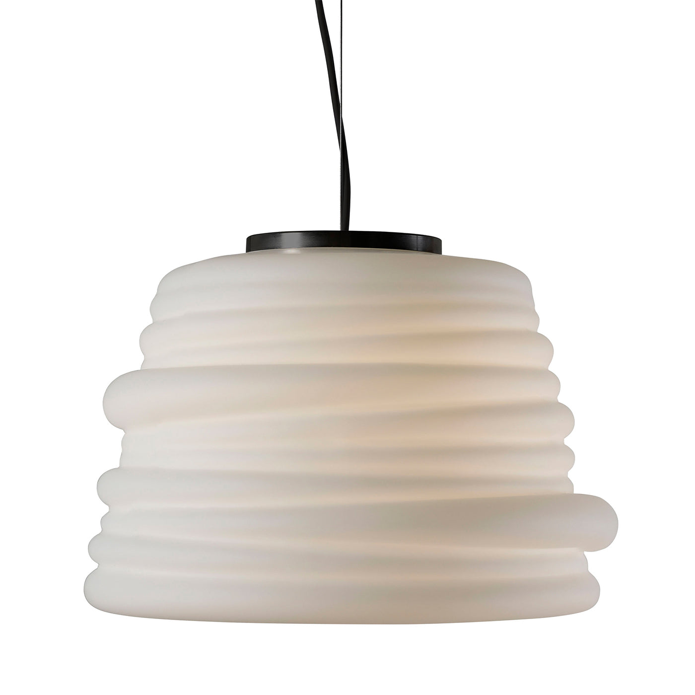 Bibendum White Pendant Lamp by Paola Navone #2  - Main view