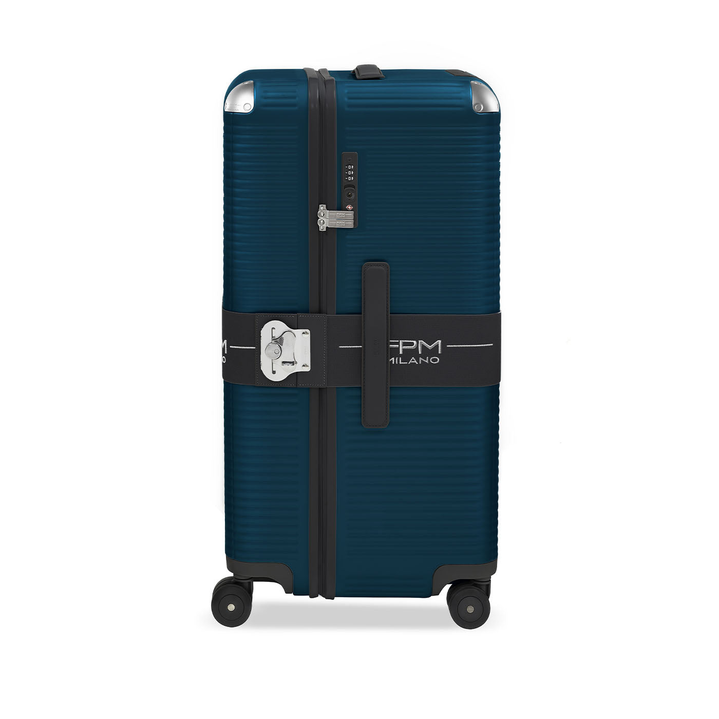 Bank Zip Deluxe Blue On Wheels Medium Luggage - Alternative view 1