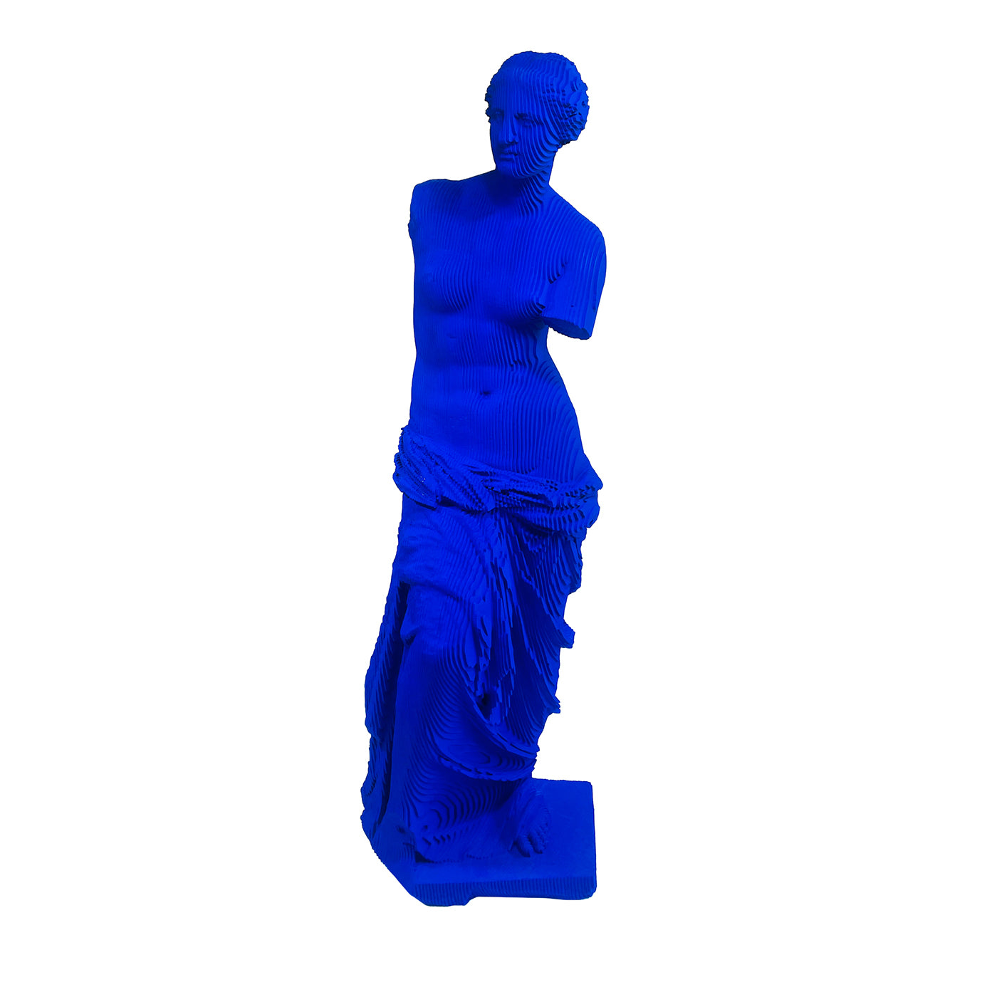 Venus Milo Blaue Skulptur - Hauptansicht