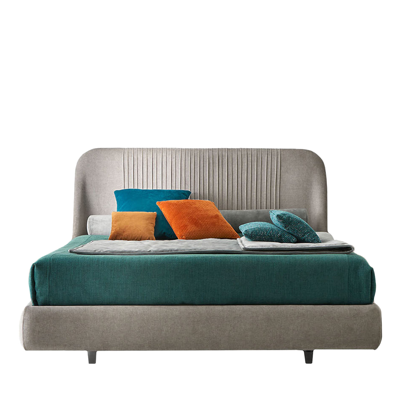 Alba Fluttuante Bed With Deluxe Velvet Upholstery - Vue principale