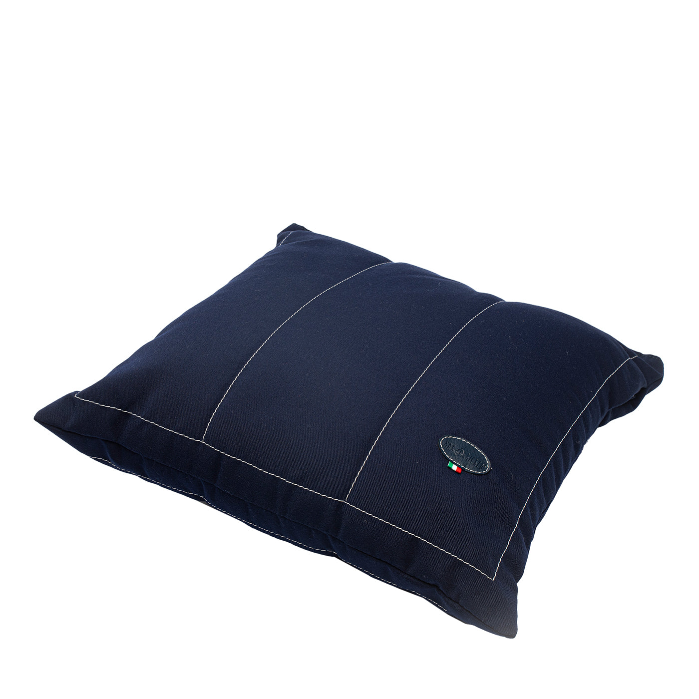 Set of 2 Square Water-Resistant Blue Cushions - Main view