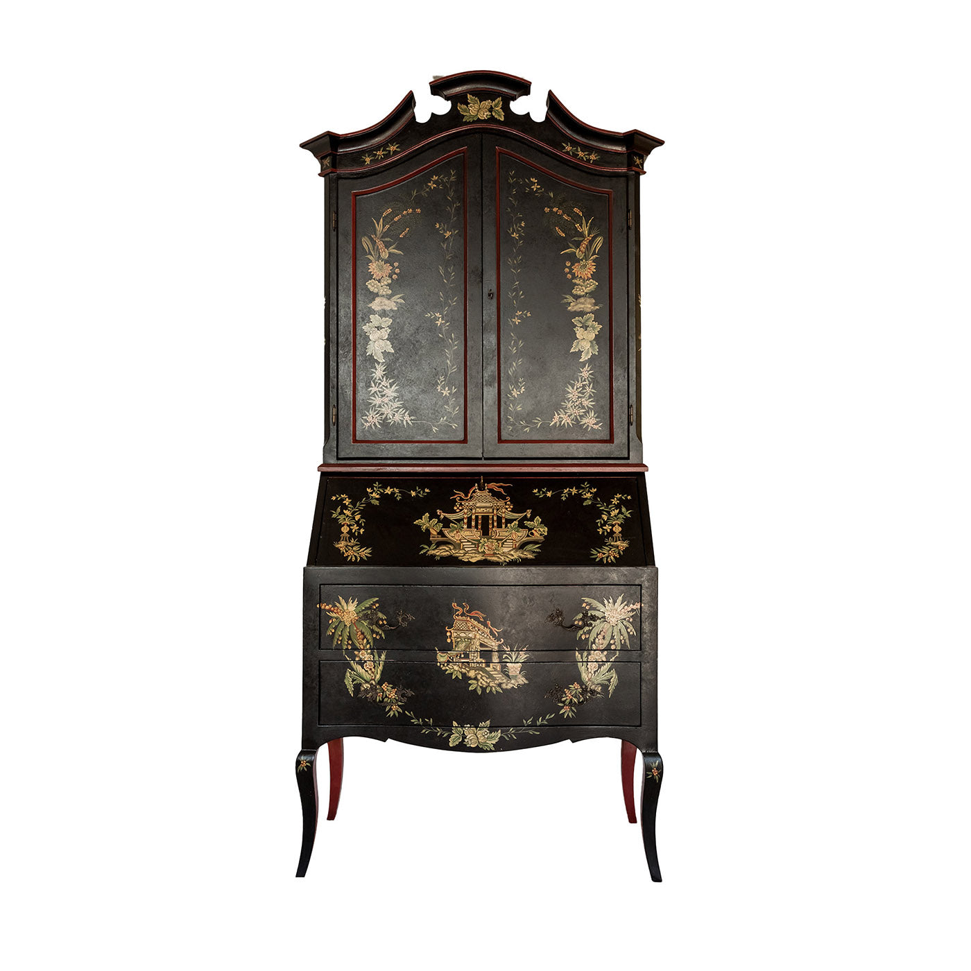 Black Doge Secretary with Chinoiserie - Main view