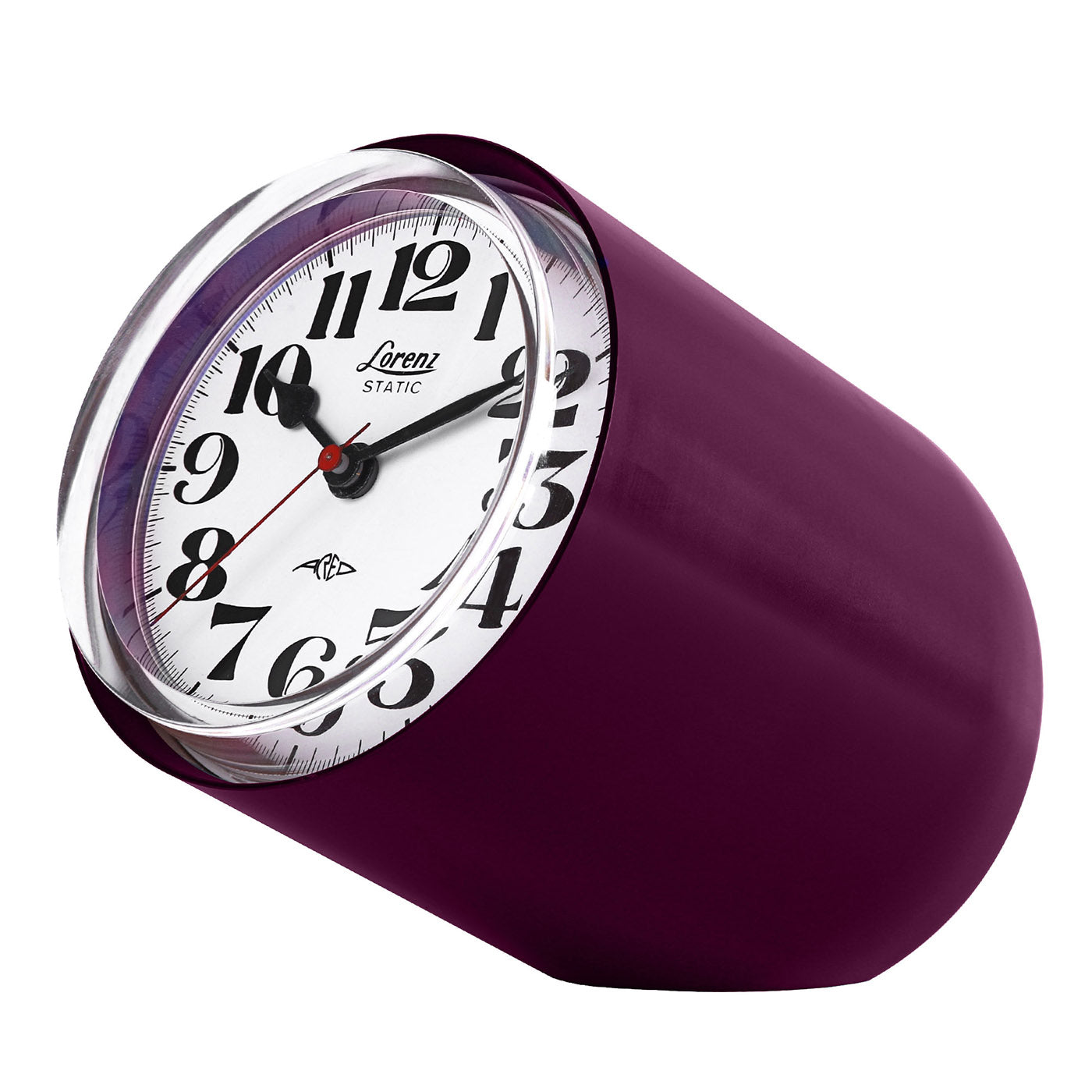 Reloj de sobremesa Static Purple de Richard Sapper - Vista principal