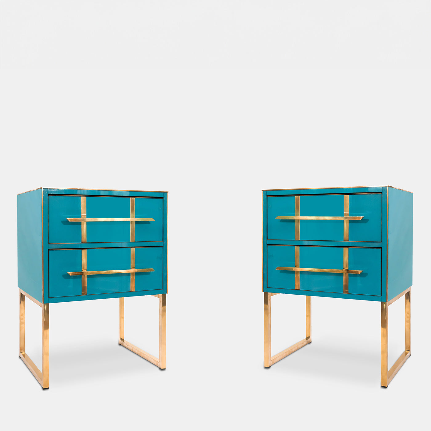 Turquoise Bedside Table - Alternative view 1