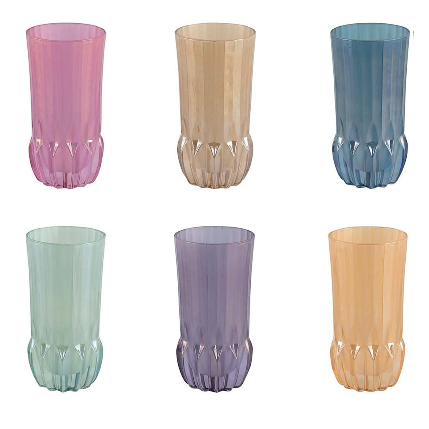 Canal Set of 6 Soft Drink Glasses - Main view