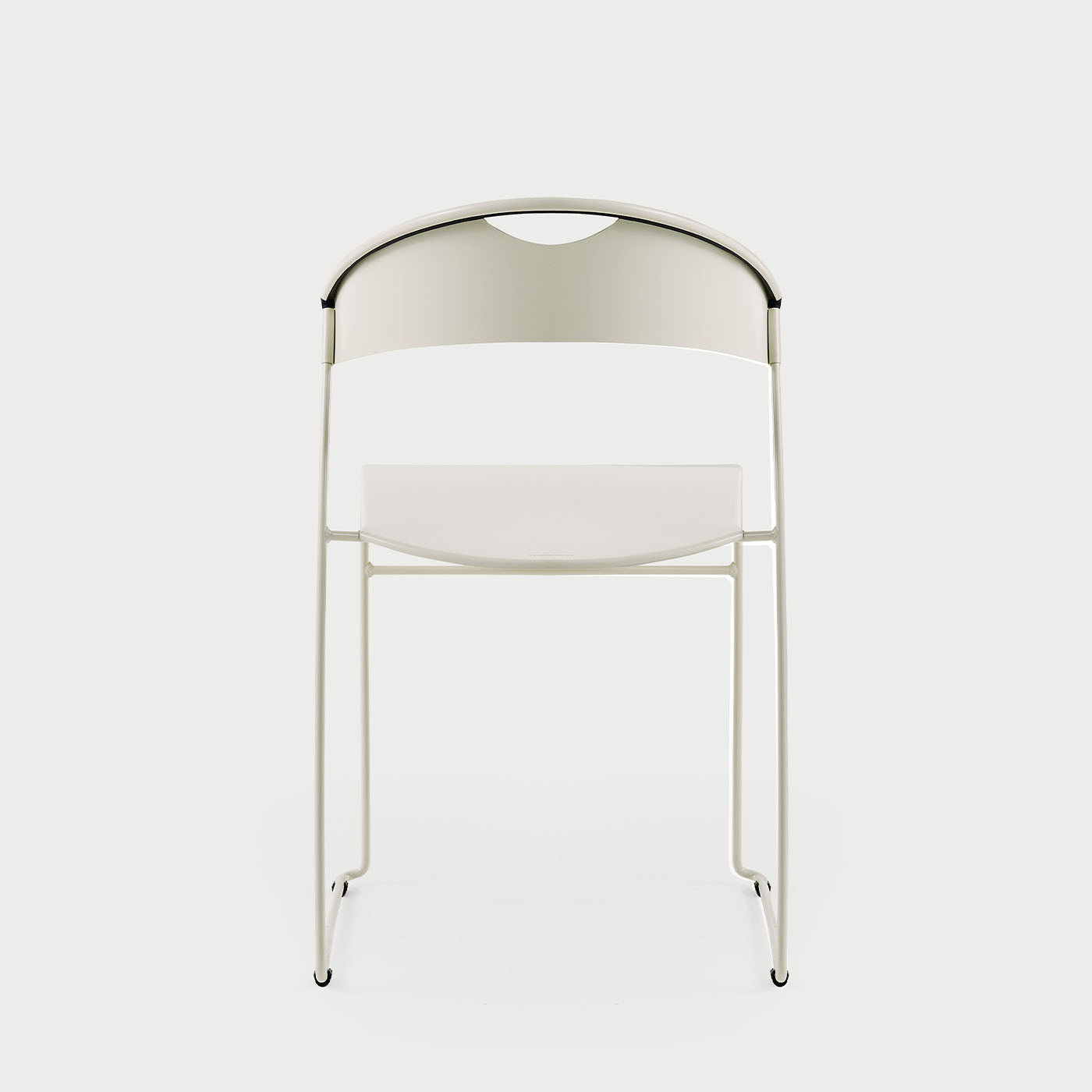 Juliette White Metal Chair by Hannes Wettstein - Alternative view 1