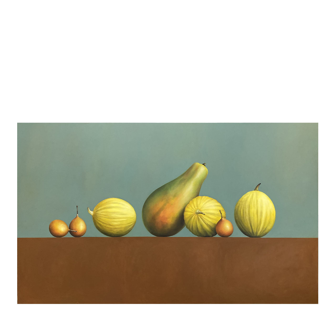Composición con frutas tropicales Pintura - Vista principal