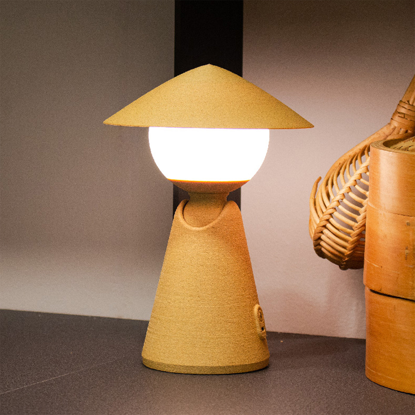 Lampe à poser rechargeable Puddy Pine par Albore Design - Vue alternative 3