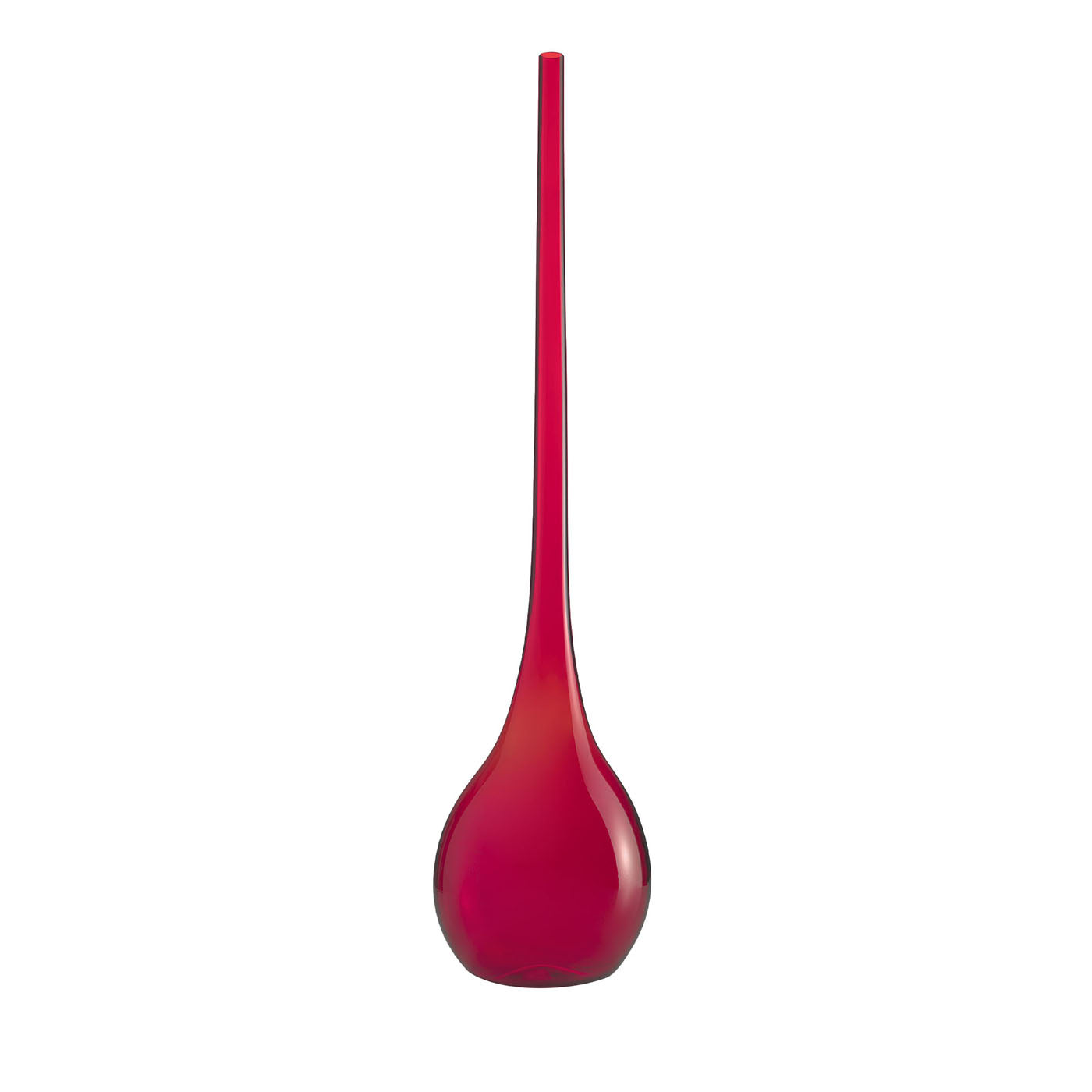 Bolle Red Drop-Shaped Vase - Main view