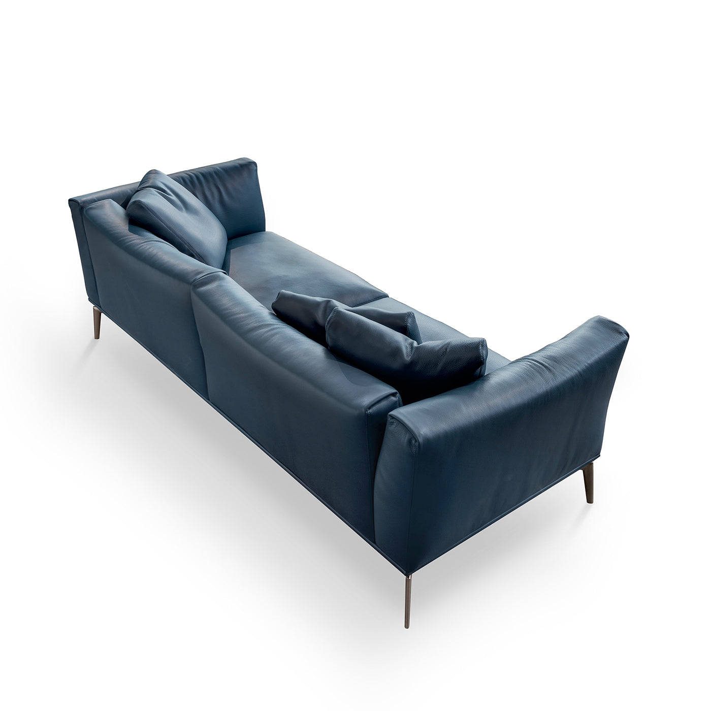 Horizon Blue-Leather Sofa by Giuseppe Bavuso - Alternative view 3
