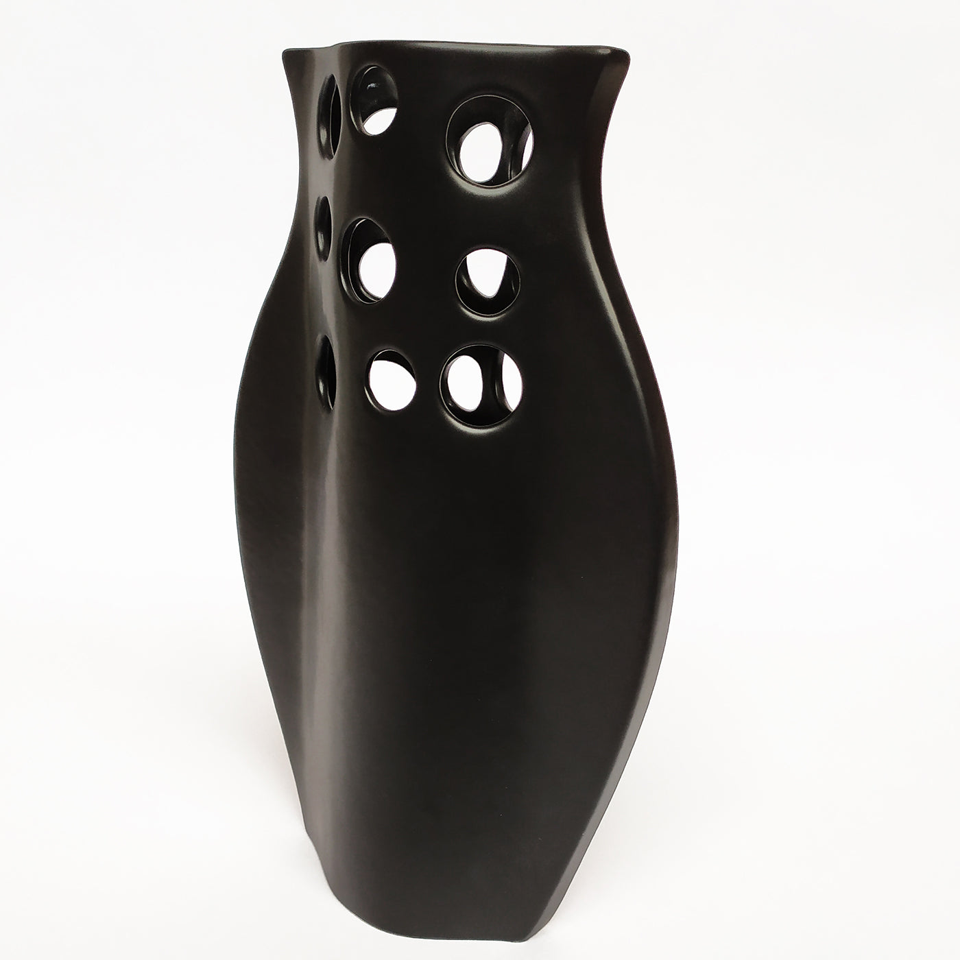 Schiacciati Matte Black Vase #2 - Alternative view 2