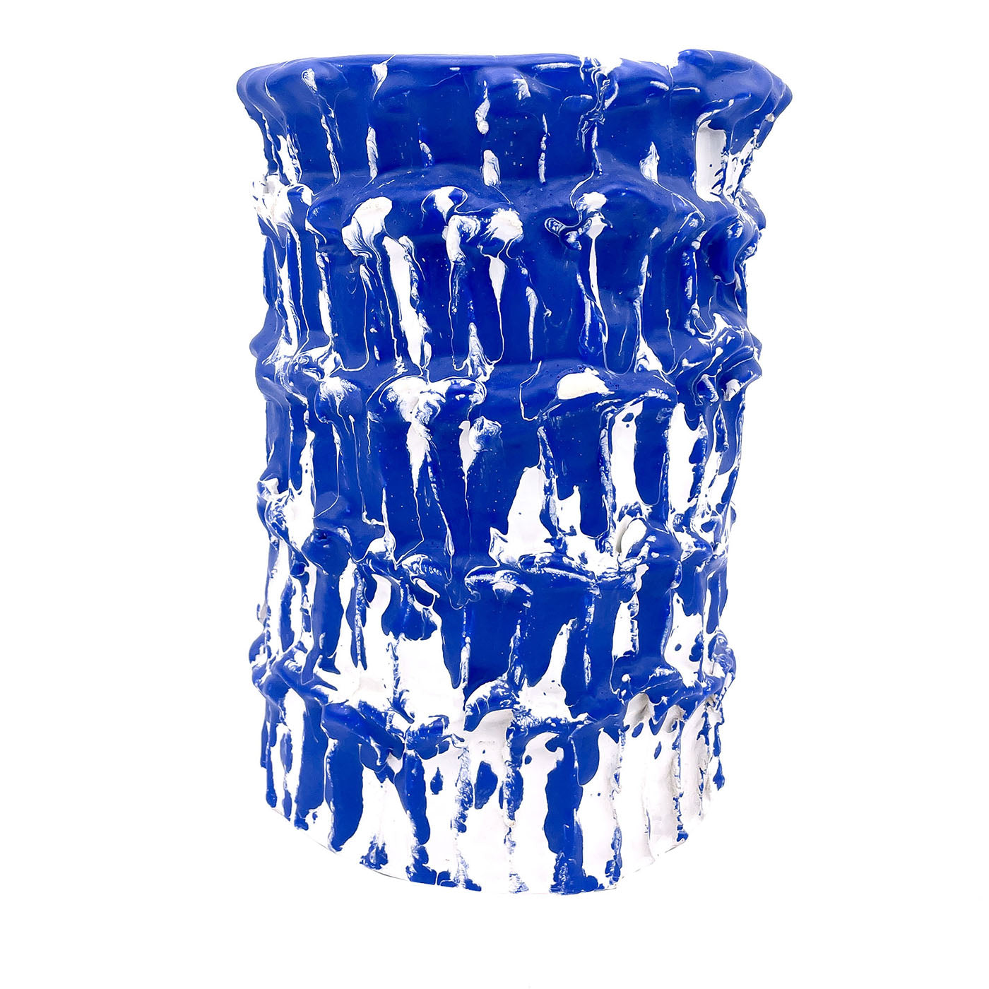 Onda Ägyptische Vase in Blau und Weiß - Hauptansicht