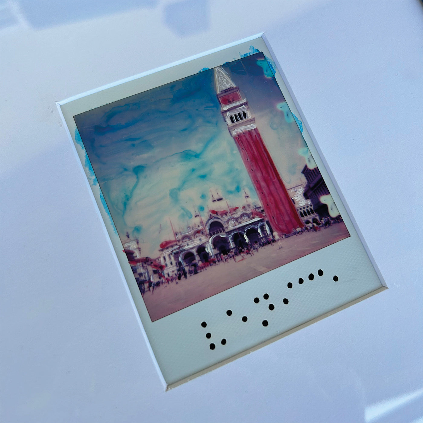 Venedig Acryl auf Polaroid #3 - Alternative Ansicht 1