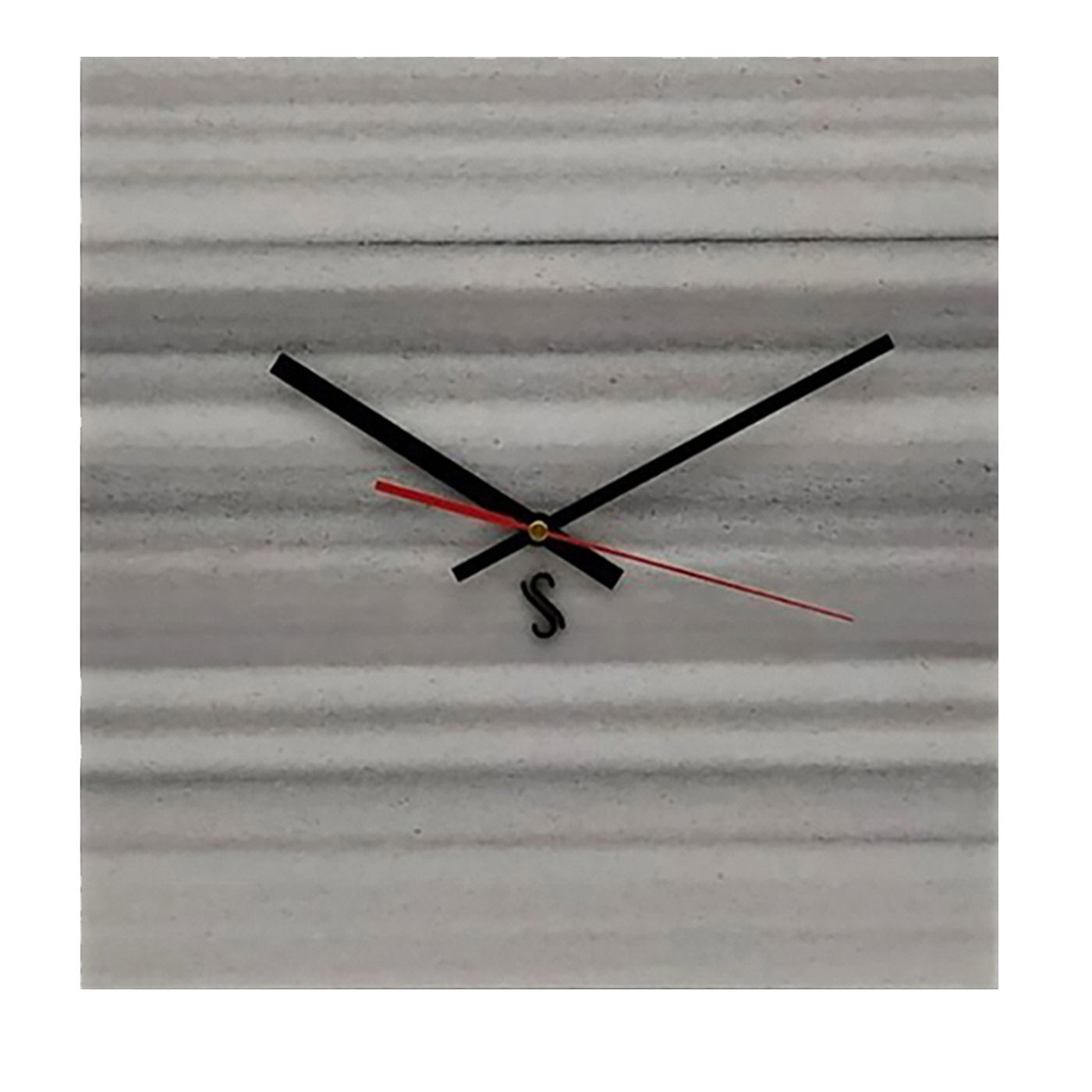 Horloge murale extra-petite carrée Striato Olimpico - Vue principale
