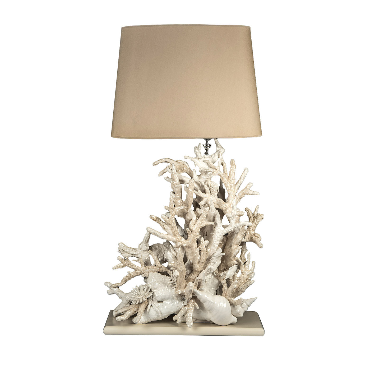 Lámpara de mesa Coralli Beige de Antonio Fullin - Vista principal