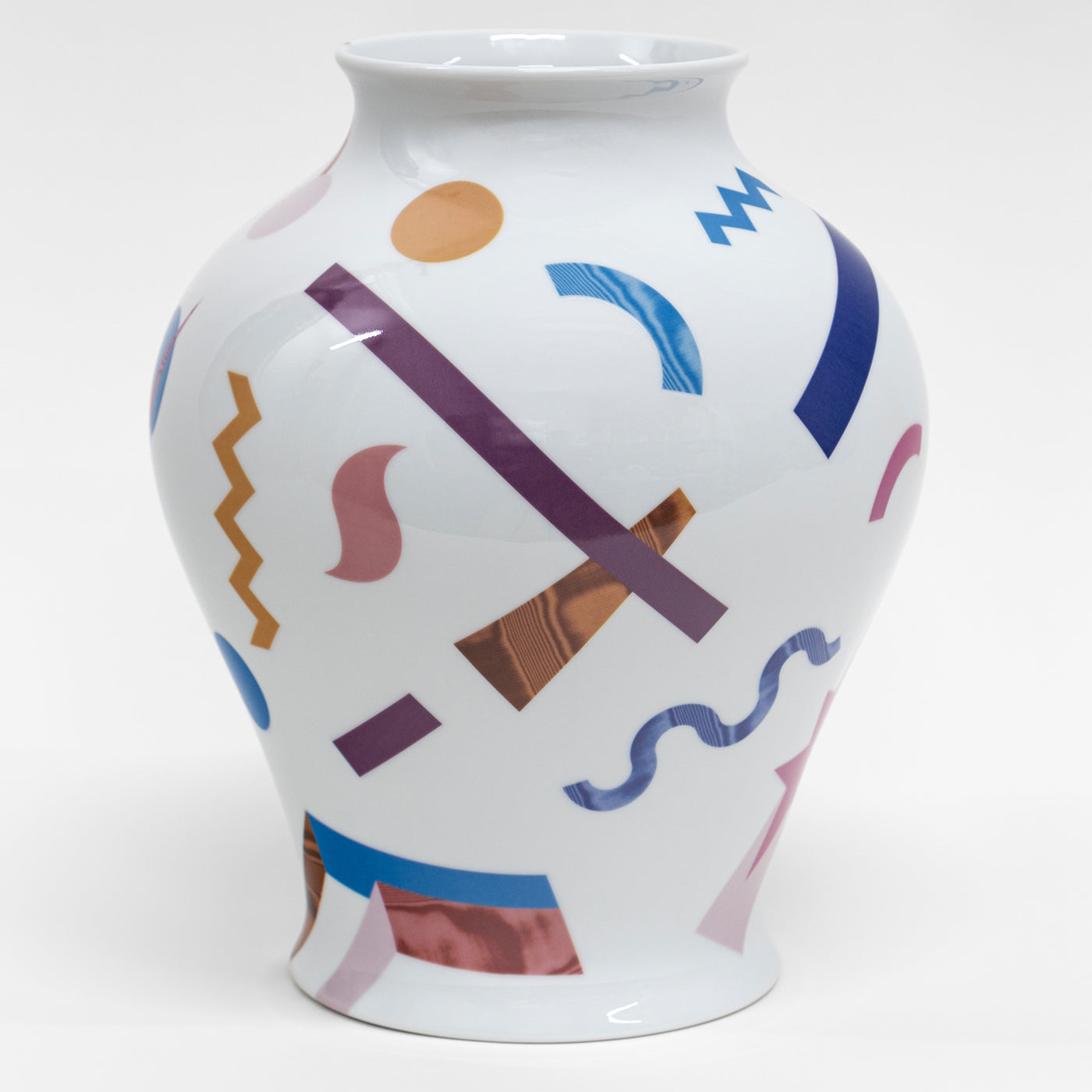 Alchimie Amphora Abstraktes Dekor Porzellan Vase - Alternative Ansicht 2
