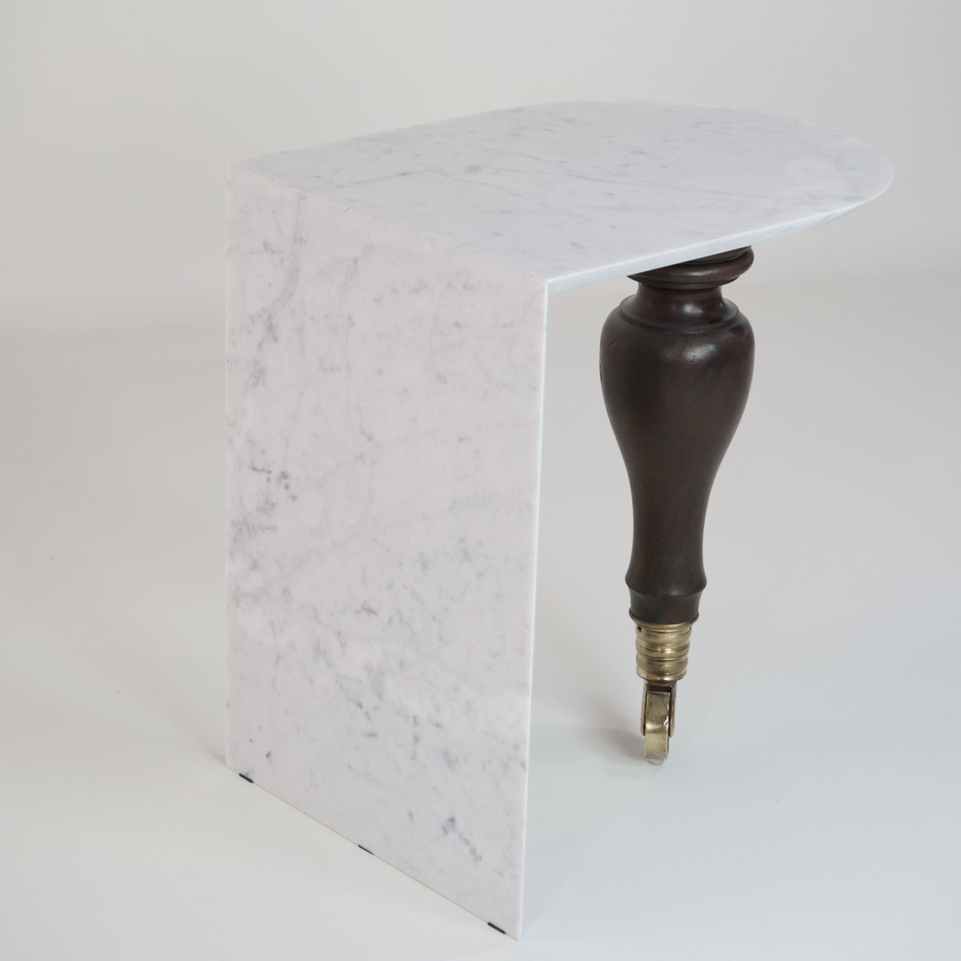 PianoForte Carrara Marble Side Table - Alternative view 2