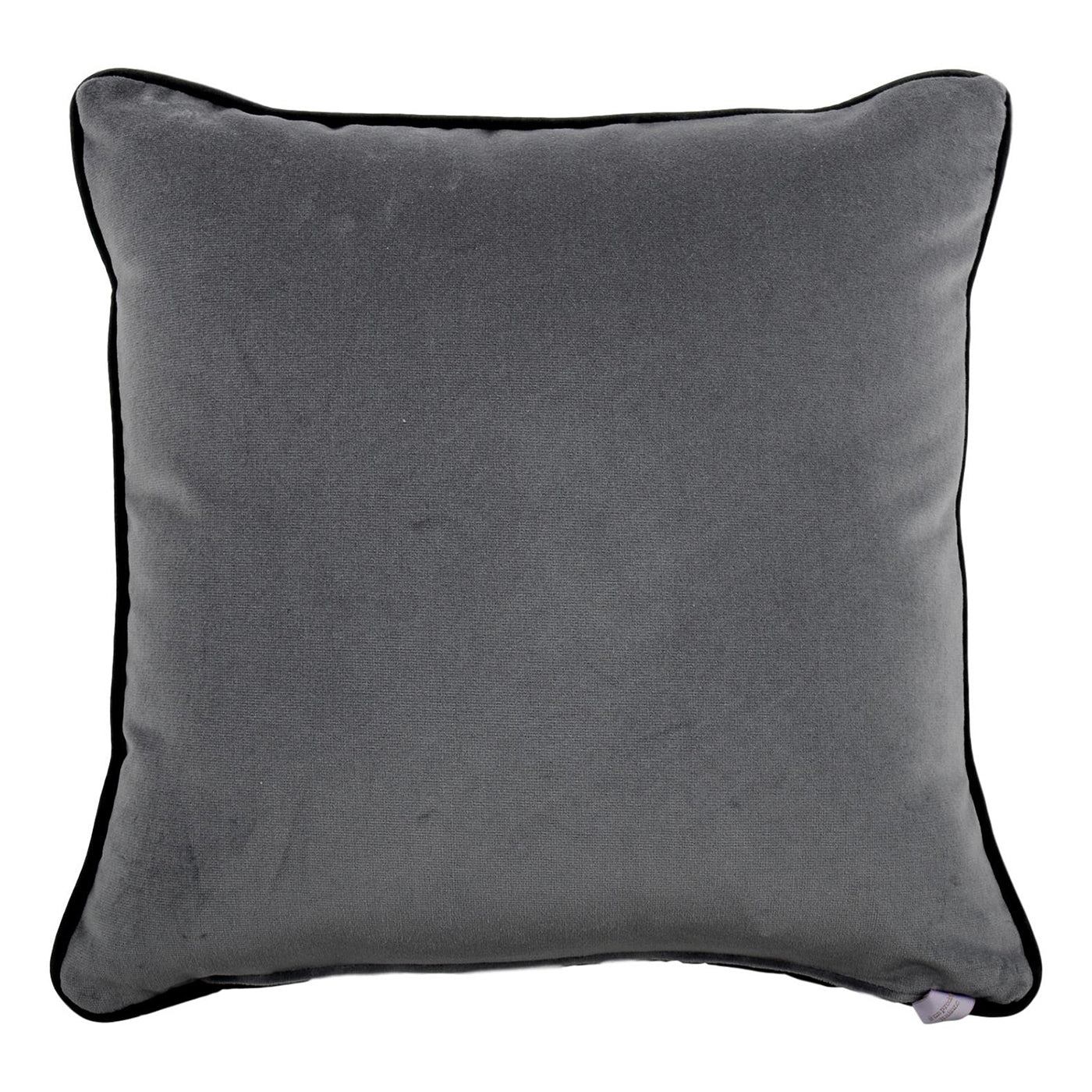 Black and White Carrè Cushion in geometric jacquard fabric - Alternative view 2