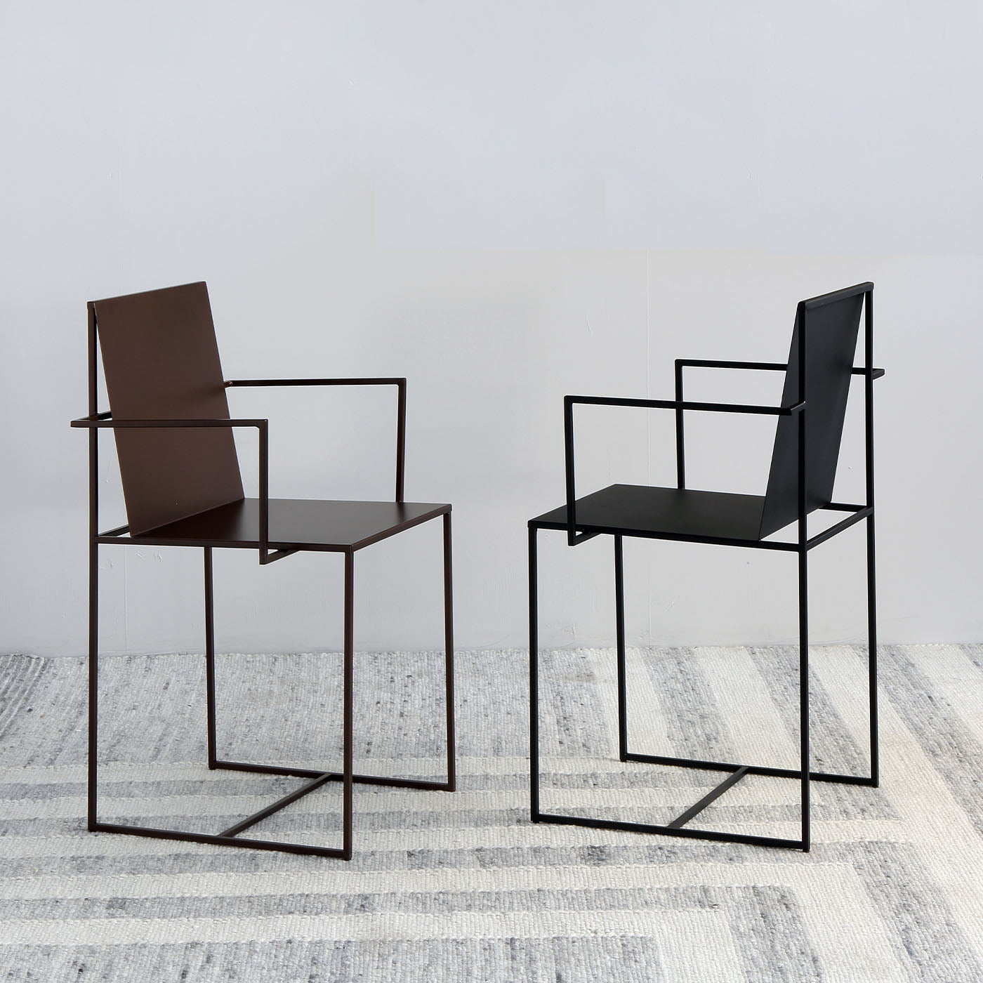 Slim Sissi Black Cooper Chair by Maurizio Peregalli - Alternative view 3