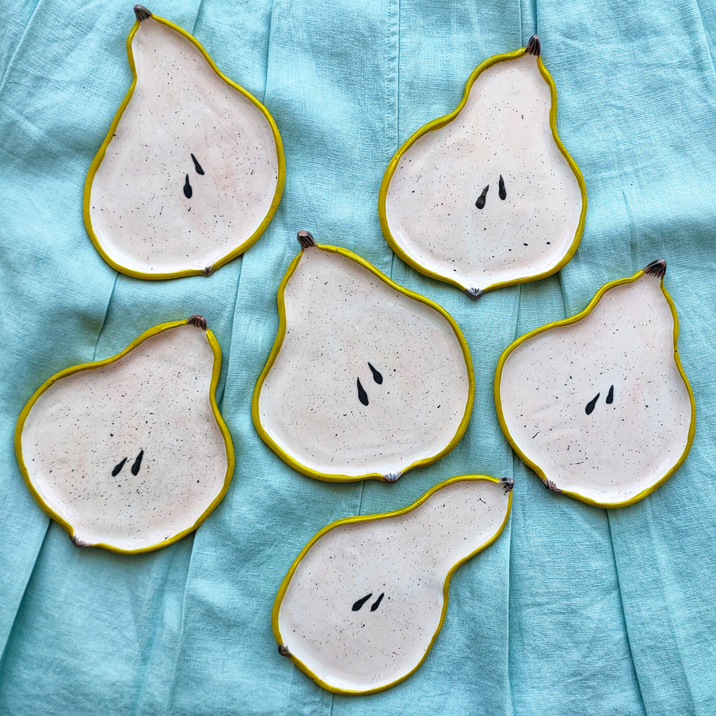 Set of 4 Pear Plate - Alternative view 5