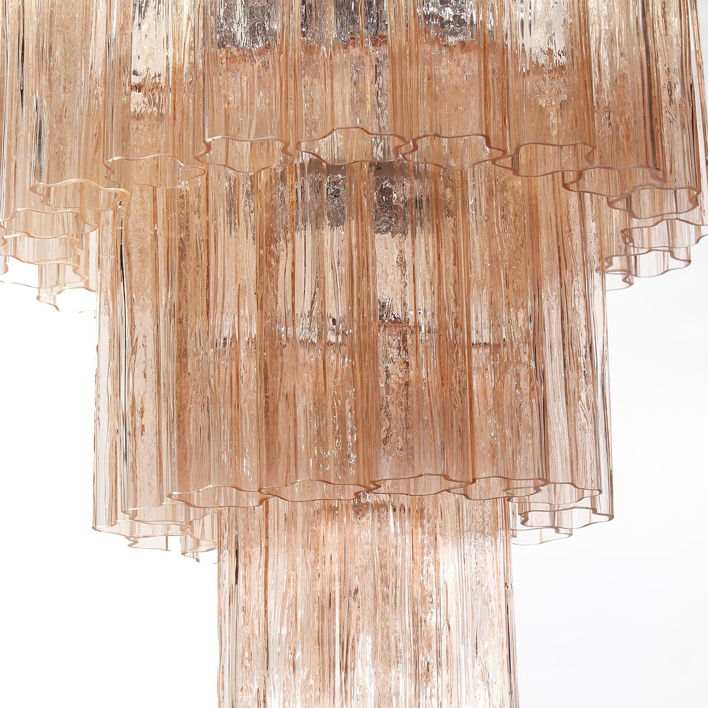 Melba Pink Glass Chandelier Bottega Veneziana | Artemest