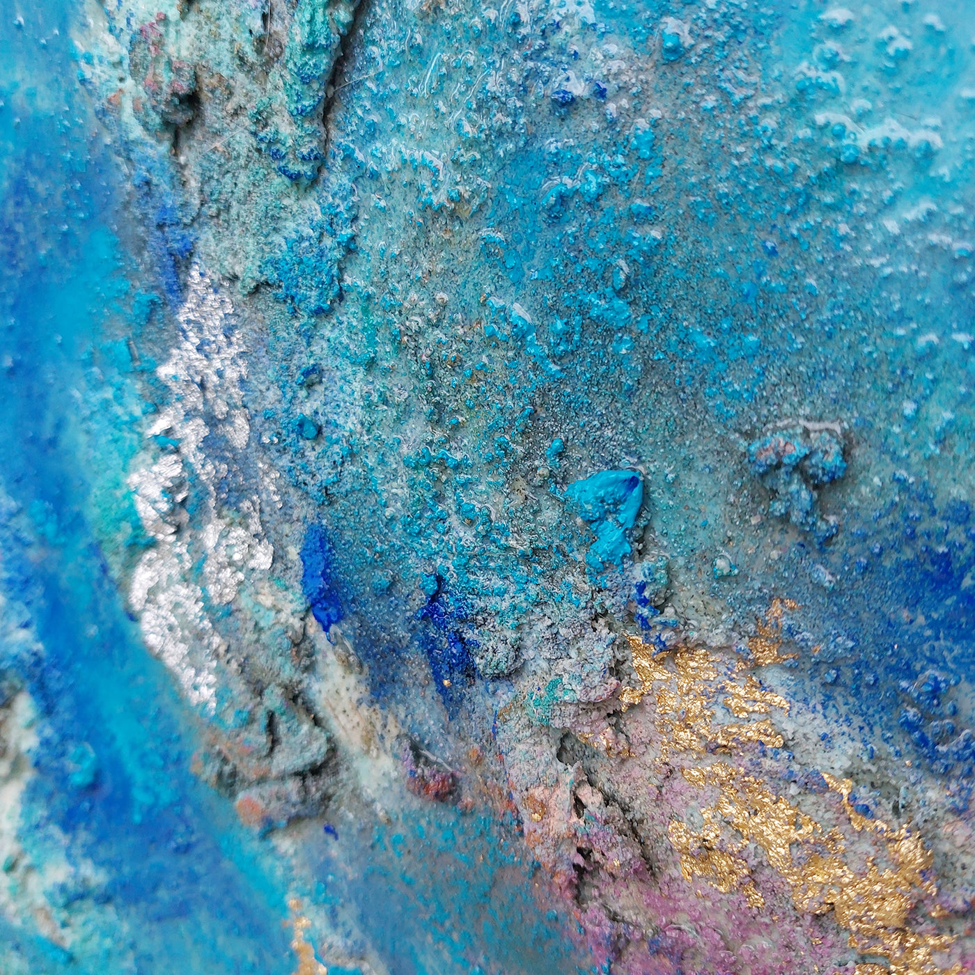 Coral Gardens Mixed-Media Painting - Alternative view 4