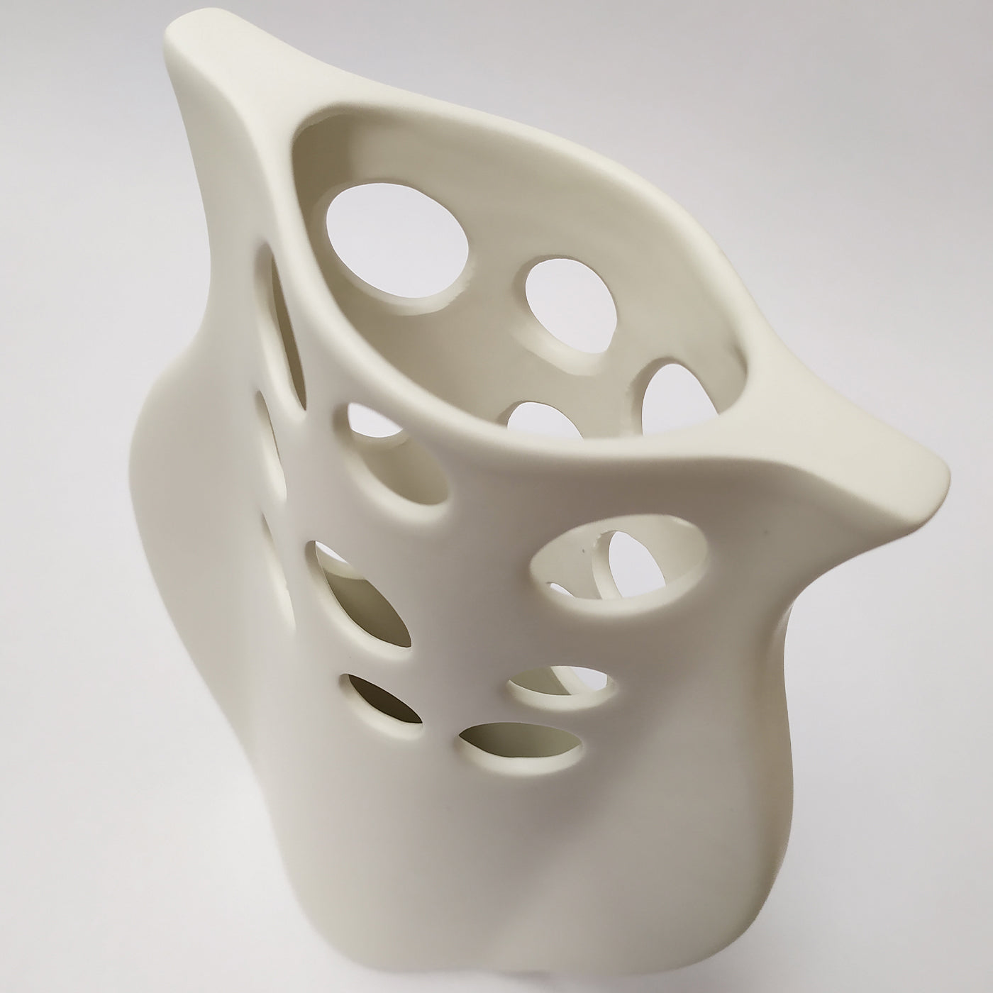 Schiacciati Matte White Vase #2 - Alternative view 1
