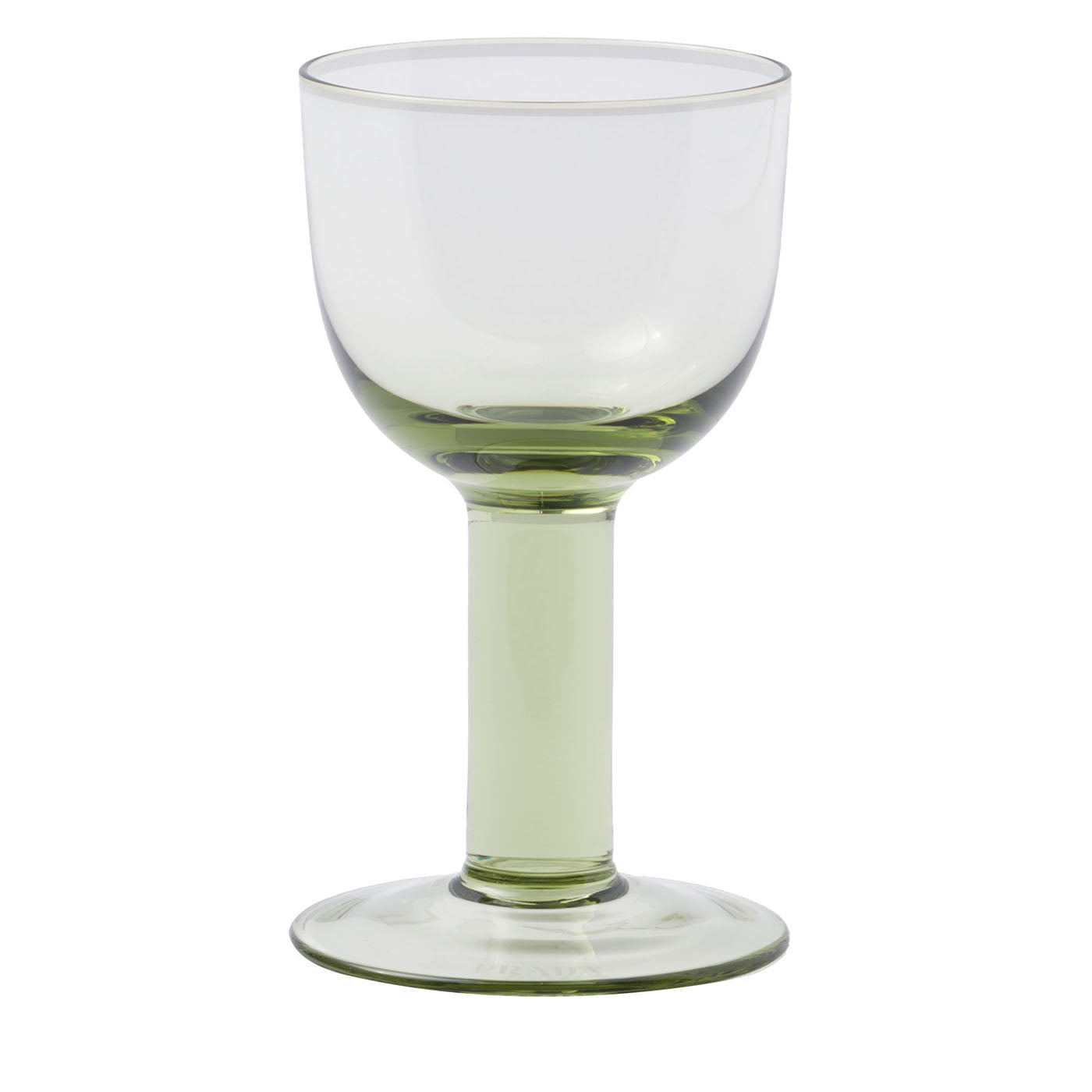 Plinth Set of two Crystal White Wine Glasses - Main view