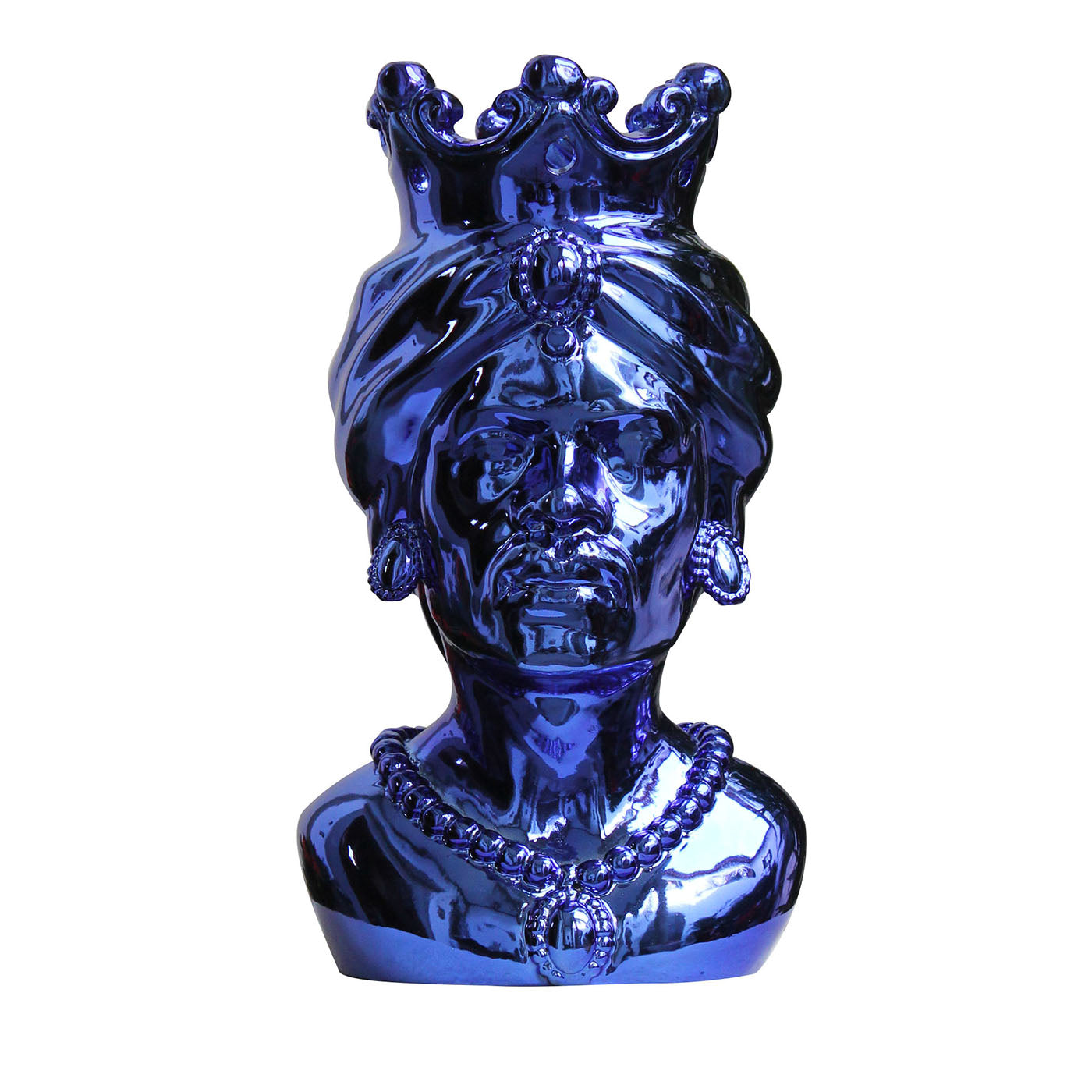 Moorhead Man Panarea-Blue Sculpture - Main view