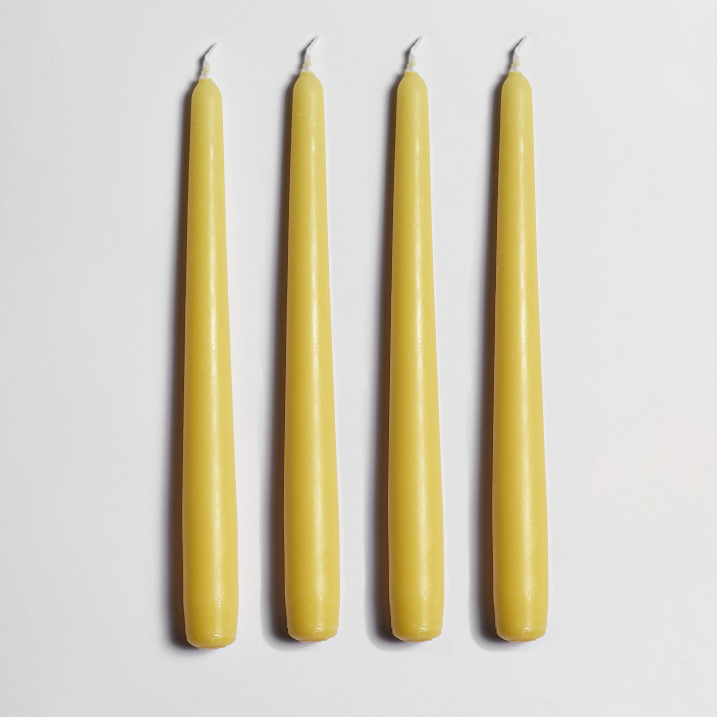 Candelero de cerámica amarillo con 4 velas perfumadas - Vista alternativa 2